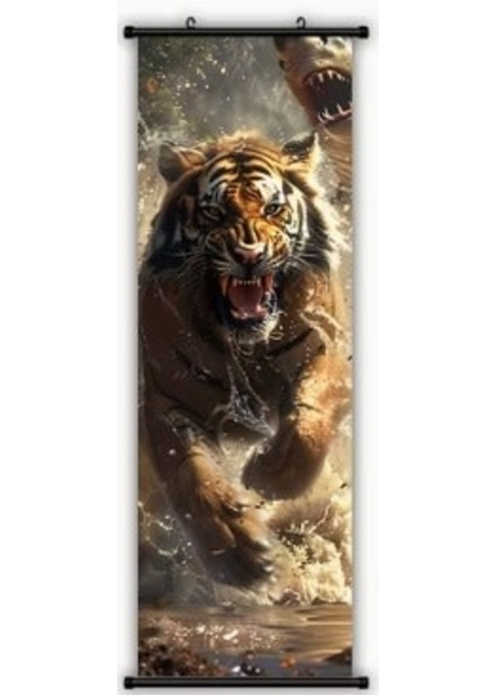 Hanging Wall Banner 15x47 Inch Running Wild 1