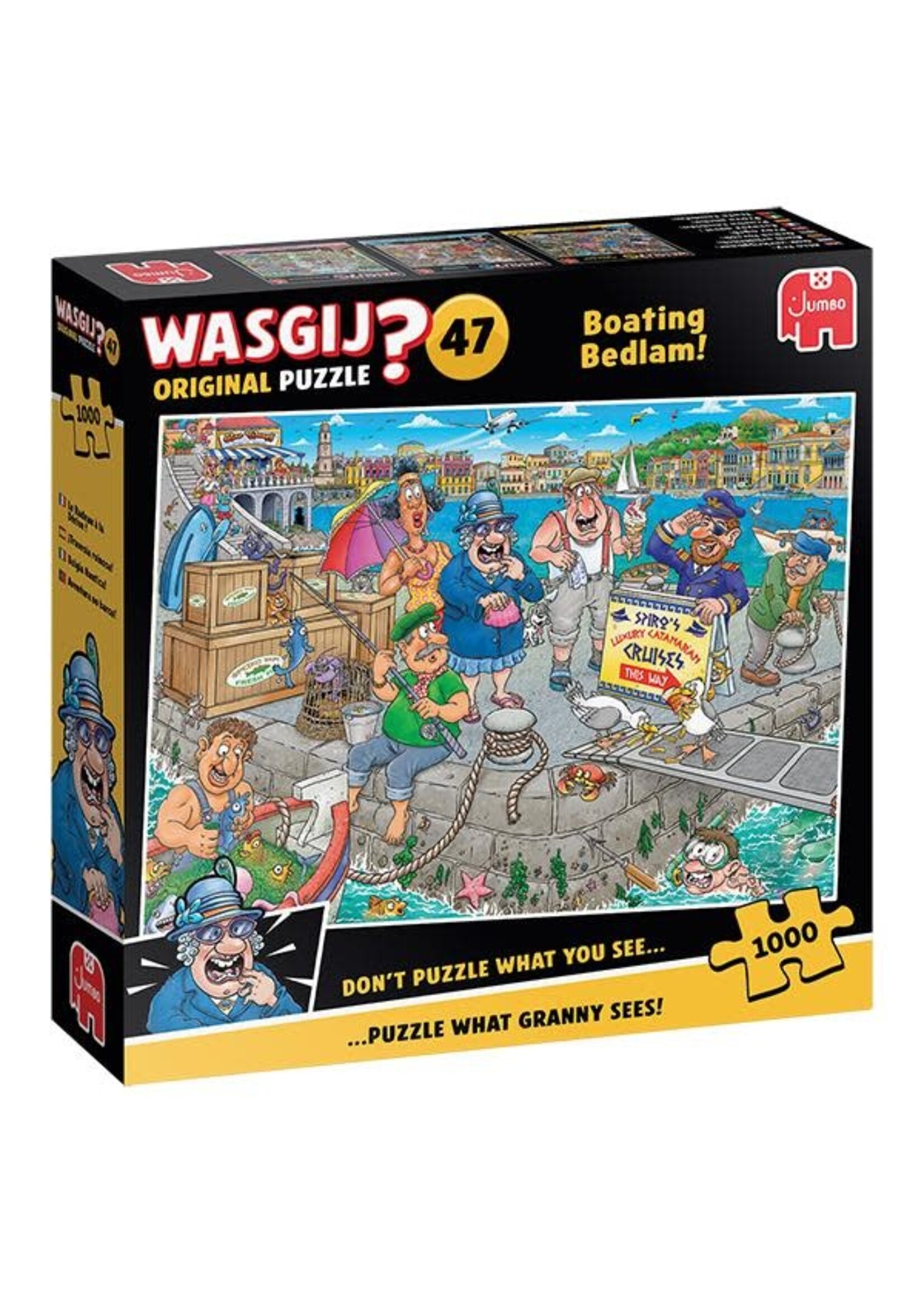 Jumbo JUM00511 WASGIJ Boating Bedlam (Puzzle1000)