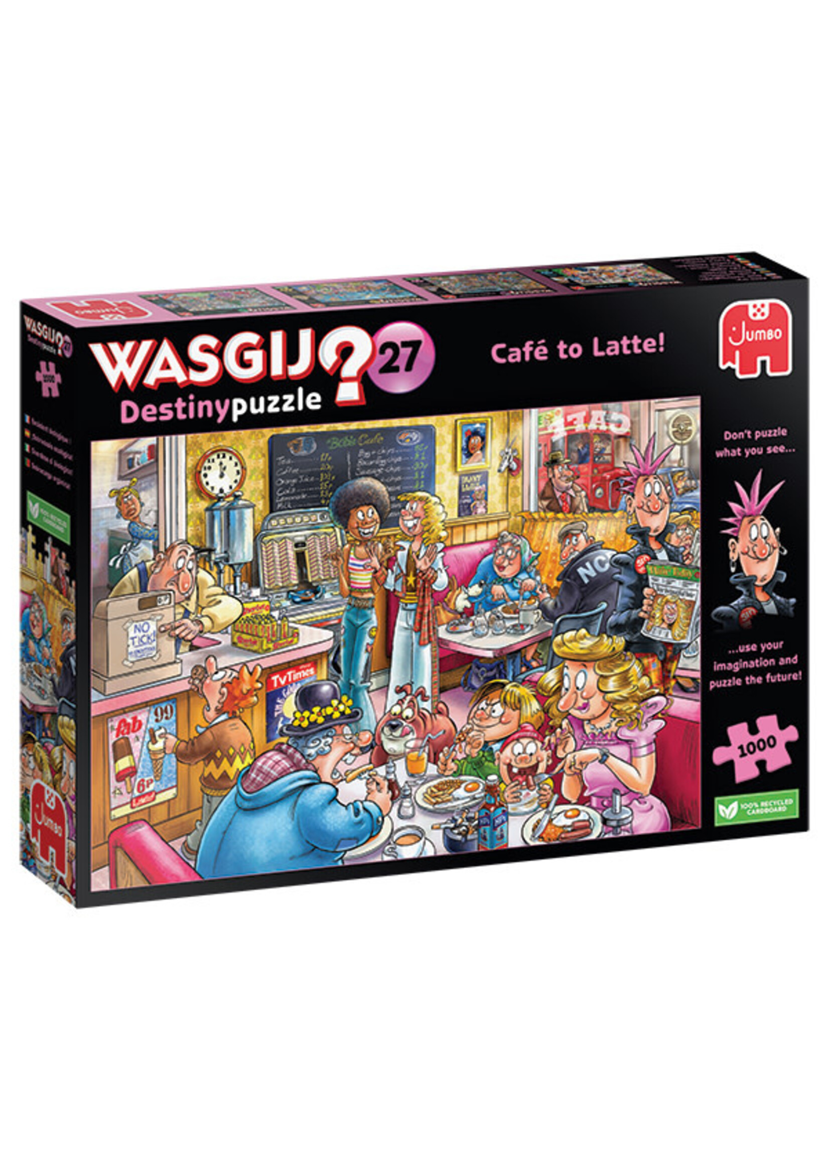 Jumbo JUM00596 WASGIJ Cafe to Latte (Puzzle1000)