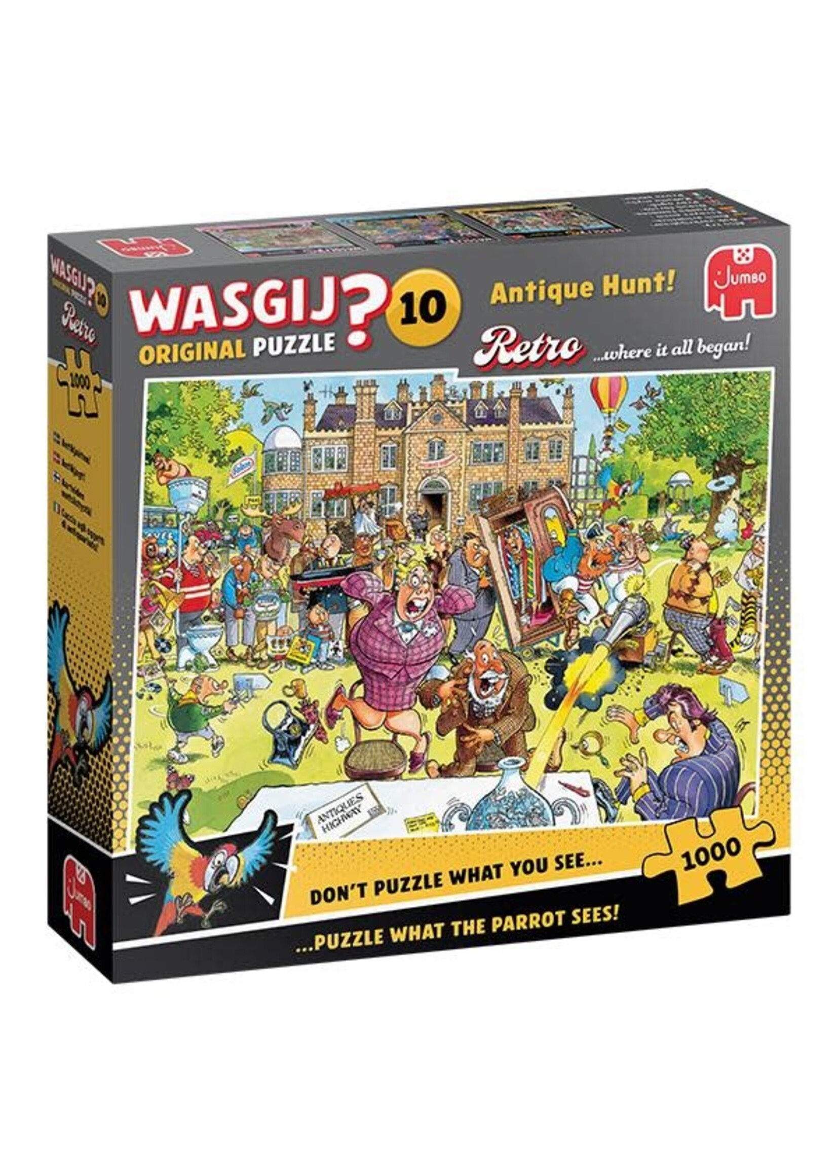 Jumbo JUM00800 WASGIJ Antique Hunt (Puzzle1000)