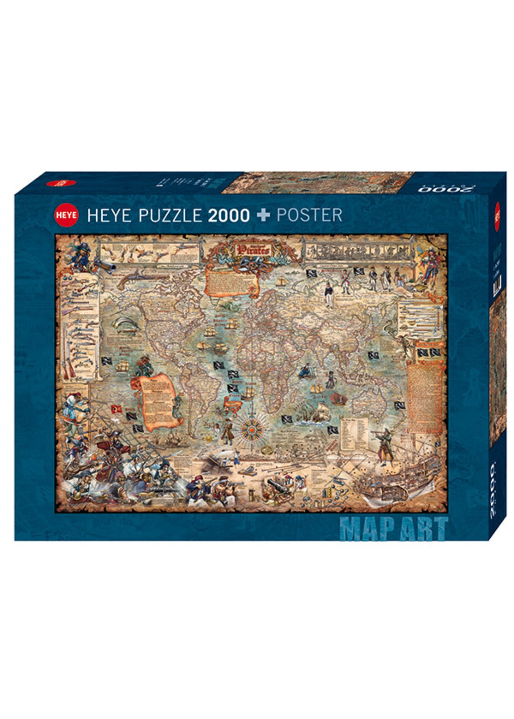 Heye HEY29847 Pirate World (Puzzle2000)