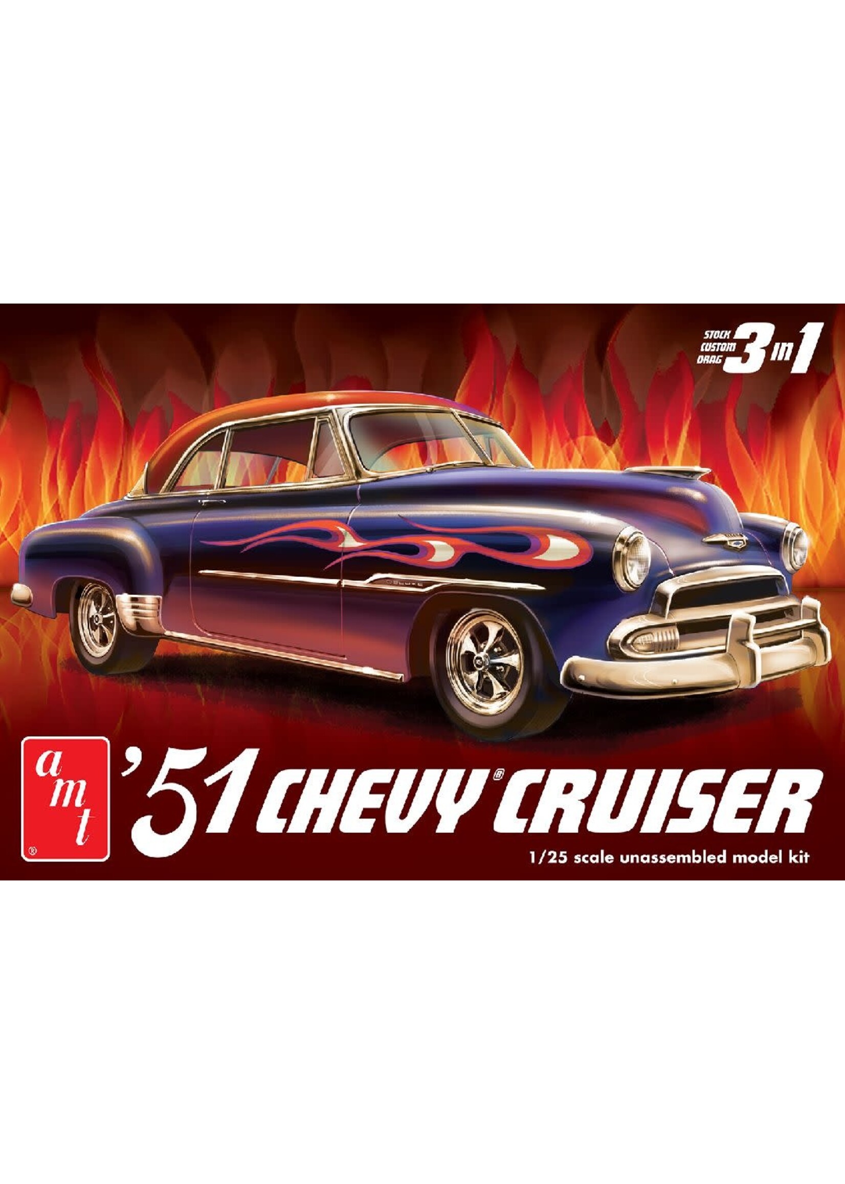 AMT AMT1556 1951 Chevy Custom Cruiser (1/25)