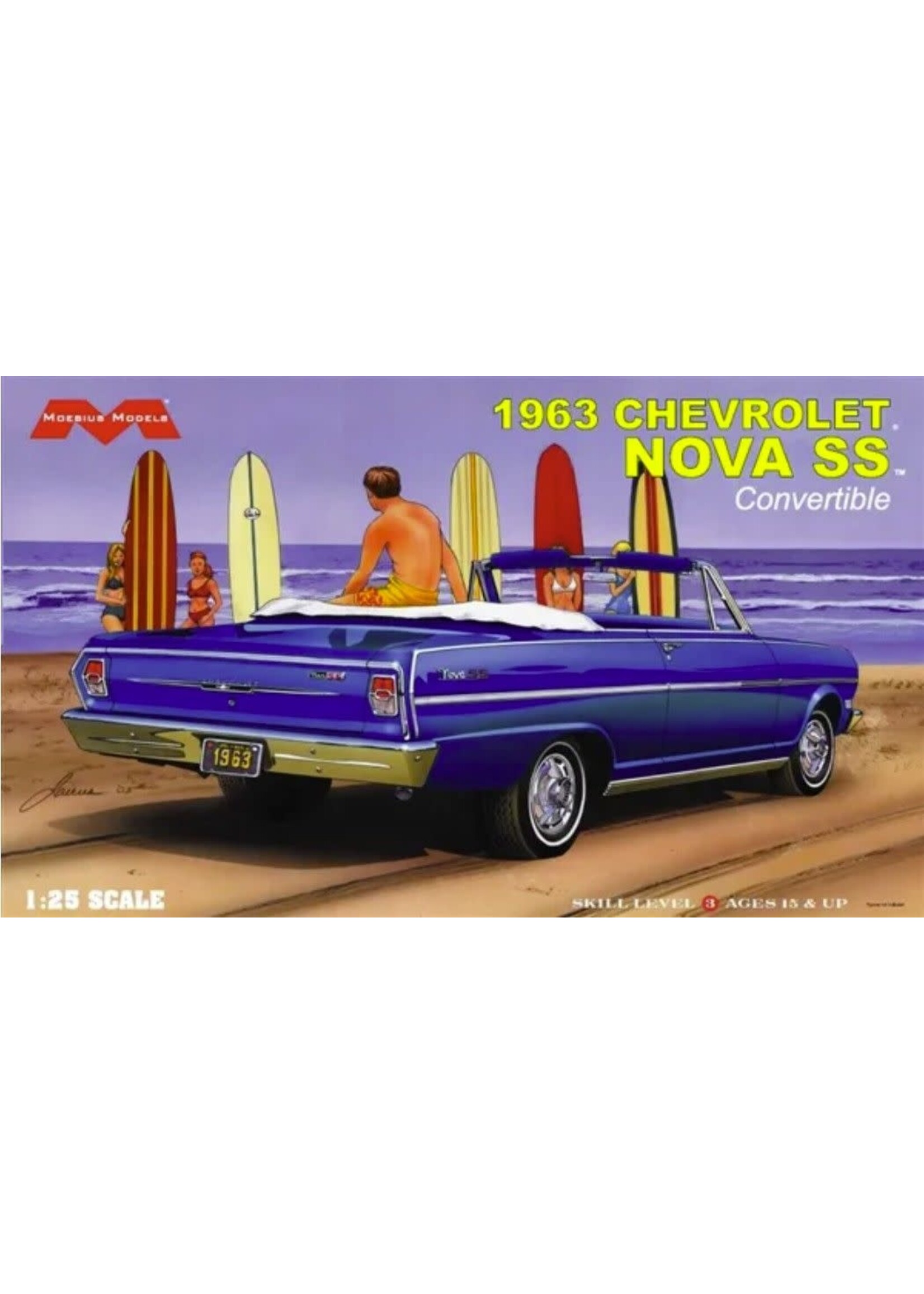 Moebius MOE2318 1963 Chevy Nova SS Convertible (1/25)