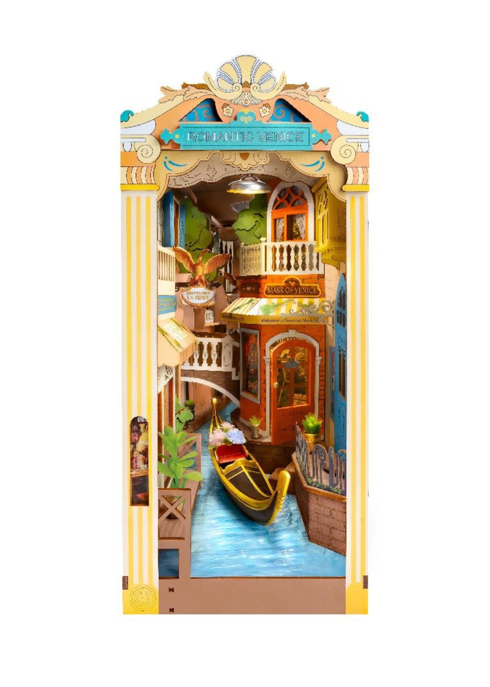 Rolife ROKRGB08 Venice Book Nook Shelf Insert