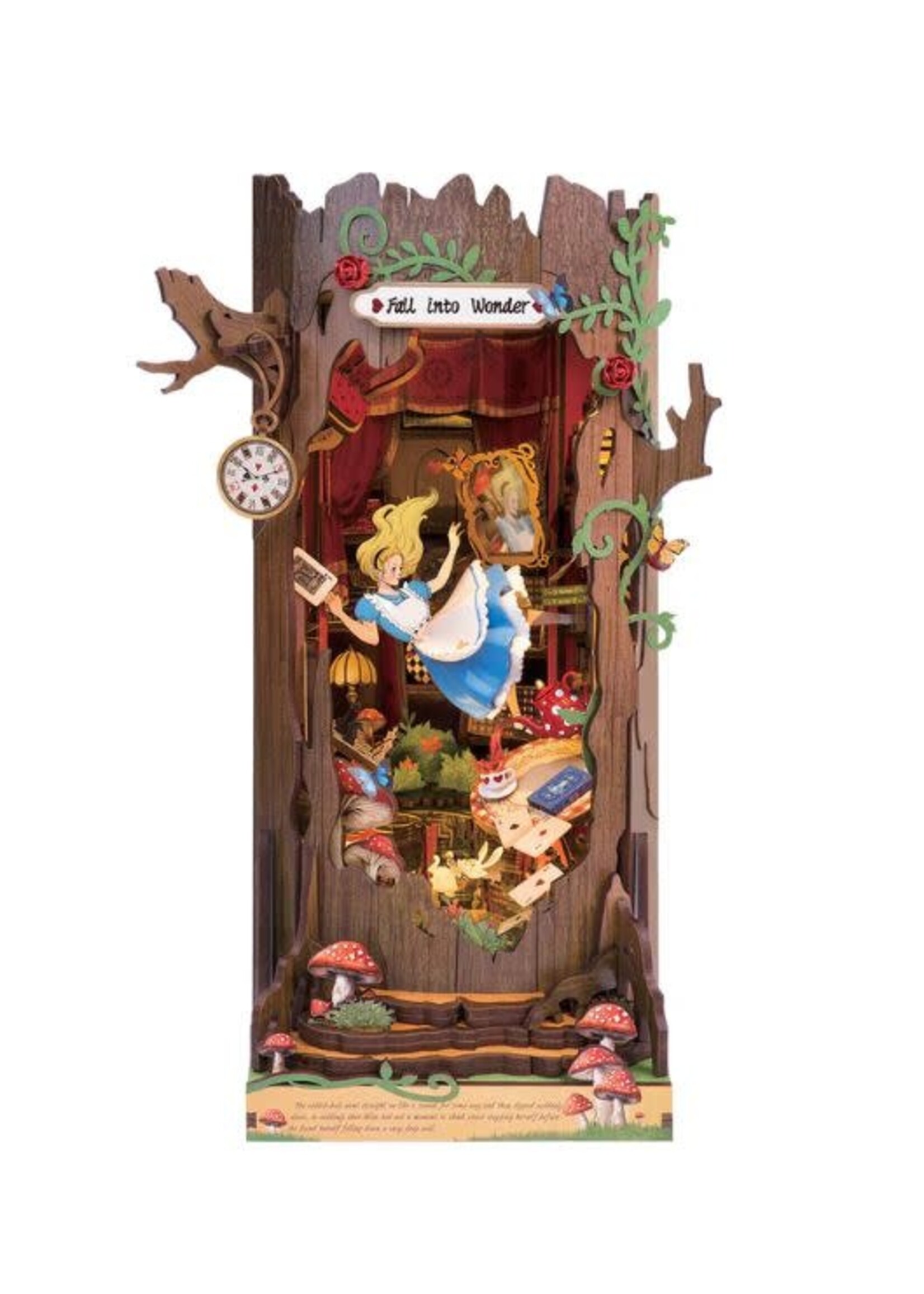 Rolife ROKRGB12 Alice Adventure Book Nook Shelf Insert