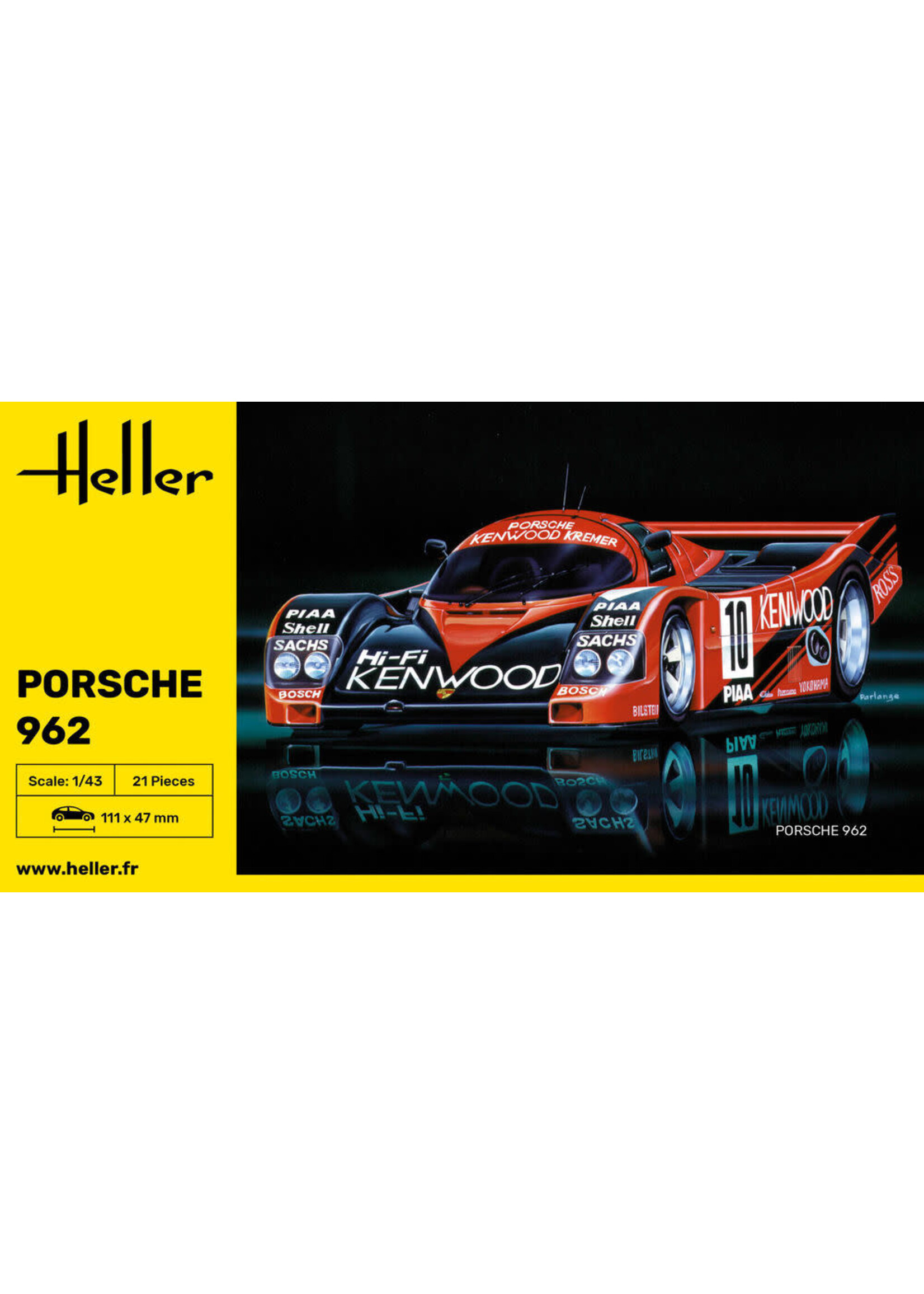 Heller HLR80109 Porsche 962 (1/43)