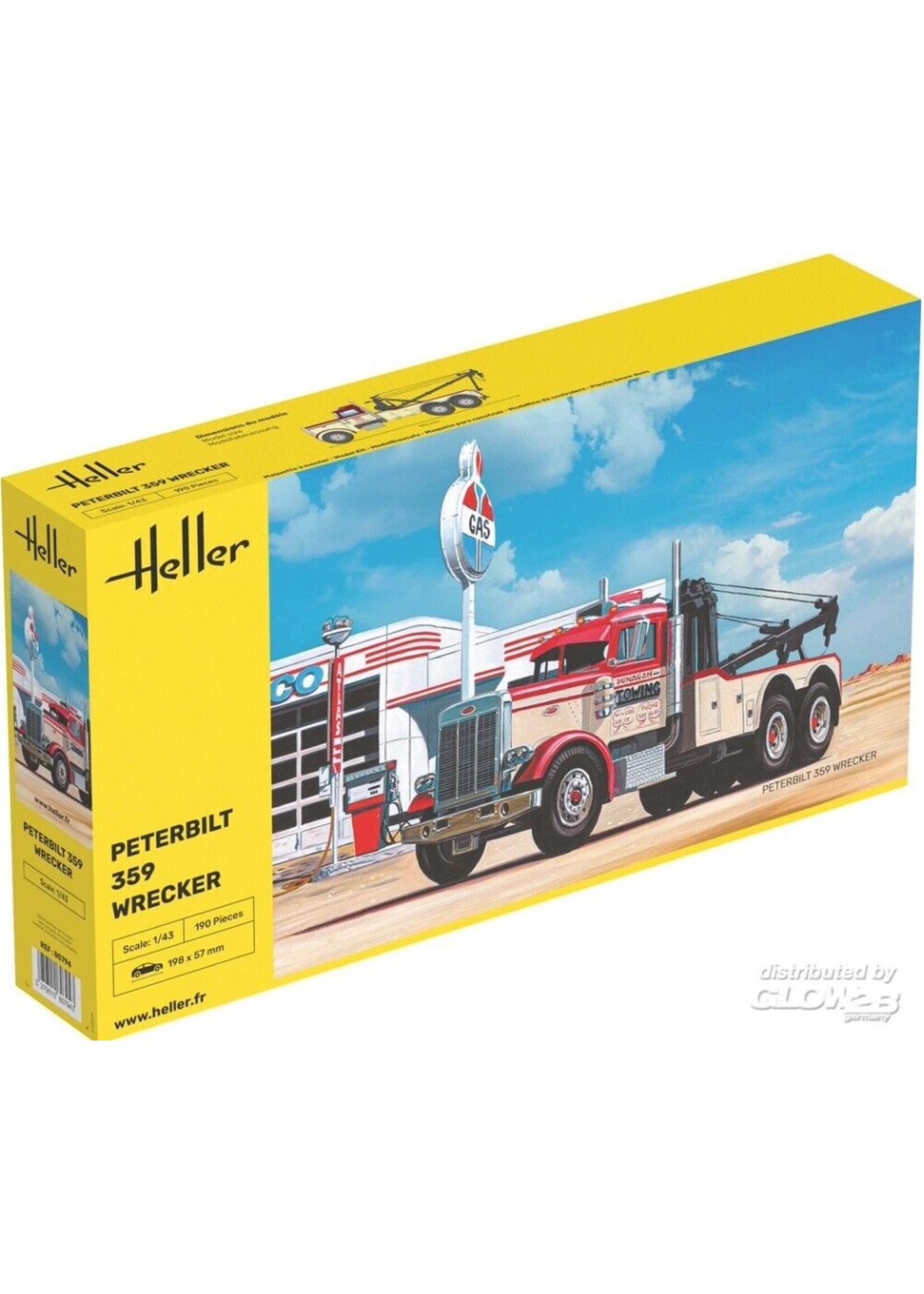 Heller HLR80794 Peterbilt 359 Wrecker (1/43)