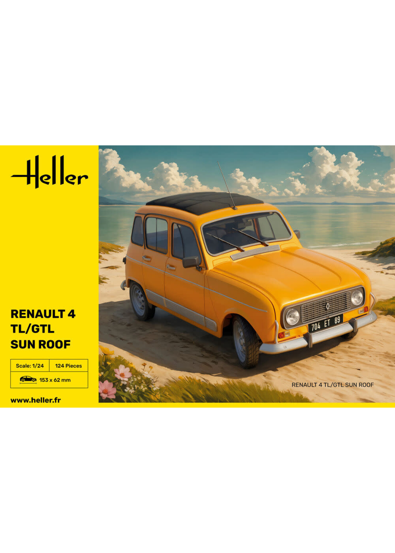 Heller HLR82704 Renault 4 TL/GTL Sun Roof (1/24)