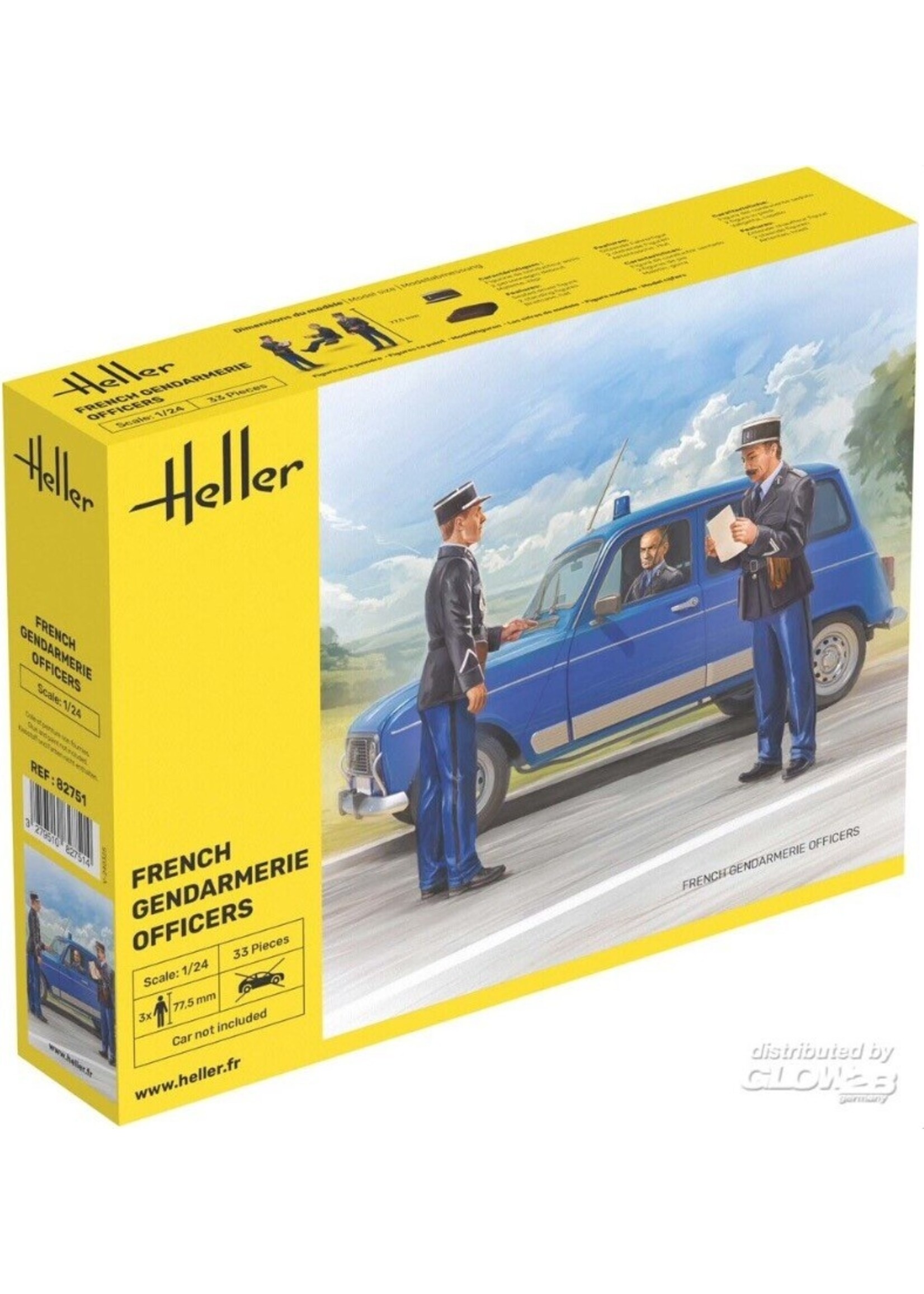 Heller HLR82751 French Police Officers (1/24)