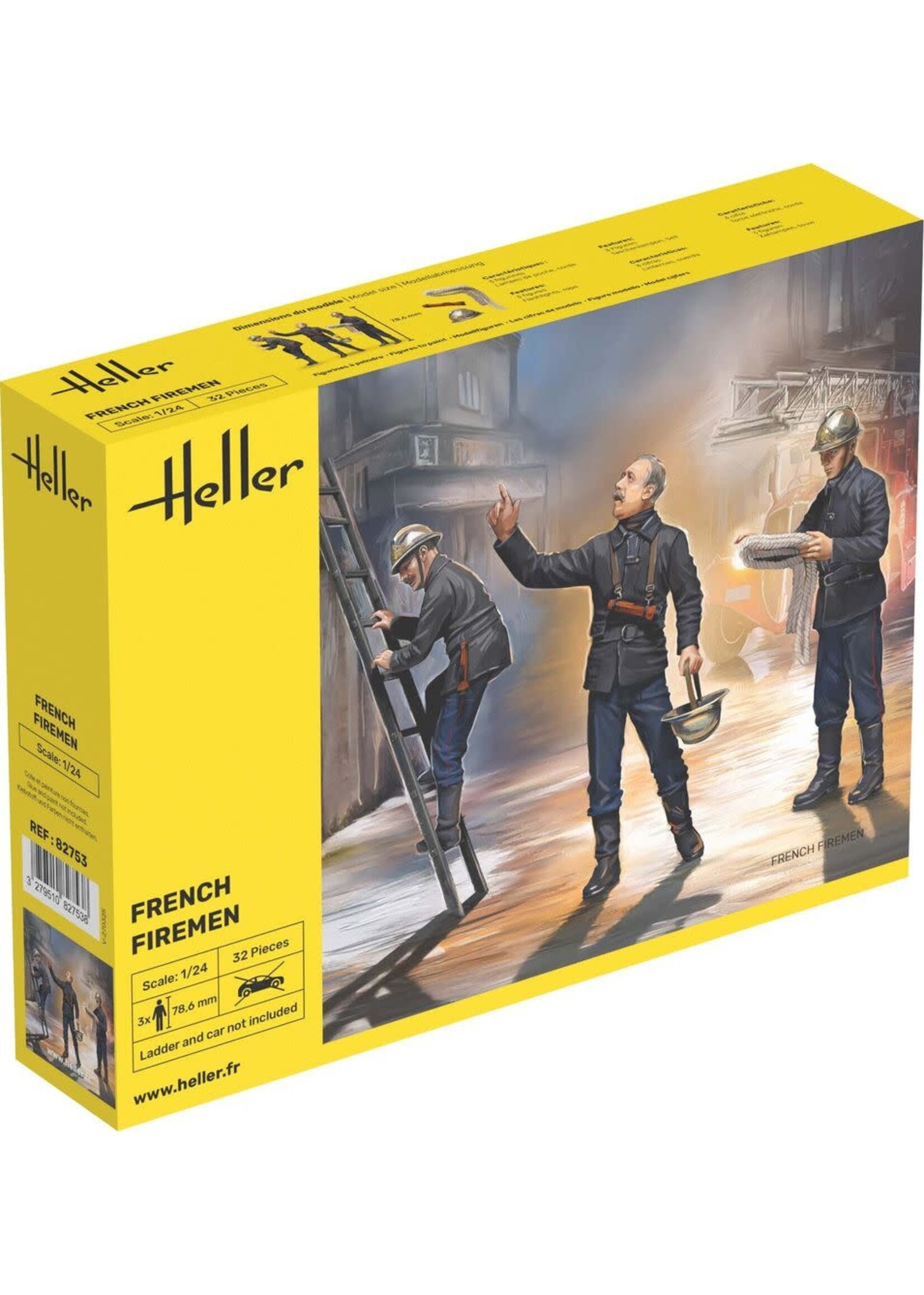 Heller HLR82753 French Firemen (1/24)