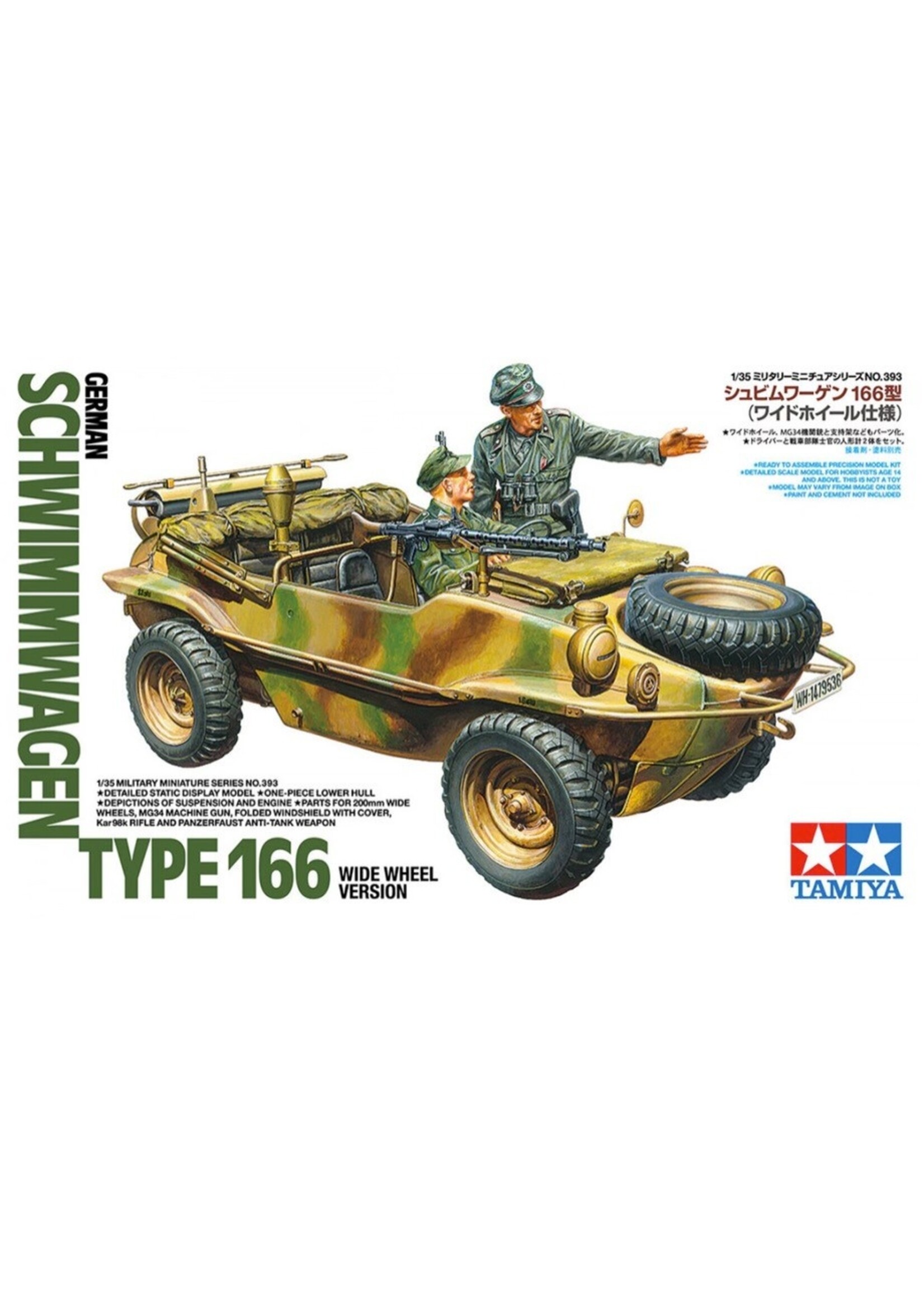 Tamiya TAM35393 Schwimmwagen Type 166 WW (1/35)