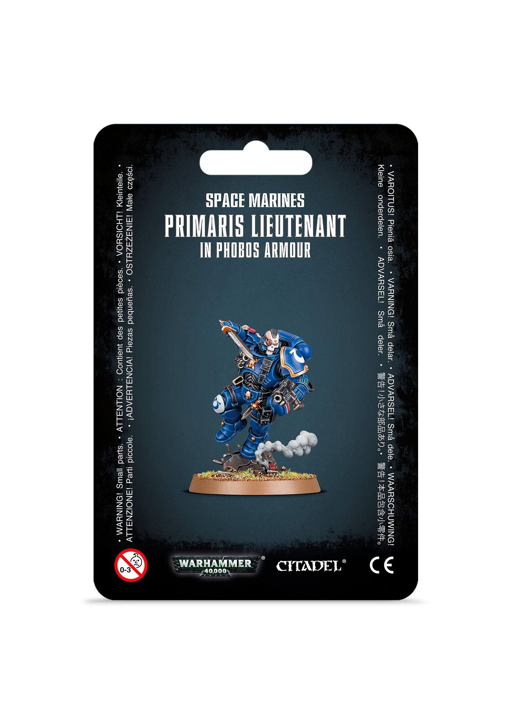 WH40K Space Marines Primaris Lieutenant in Reiver Armour