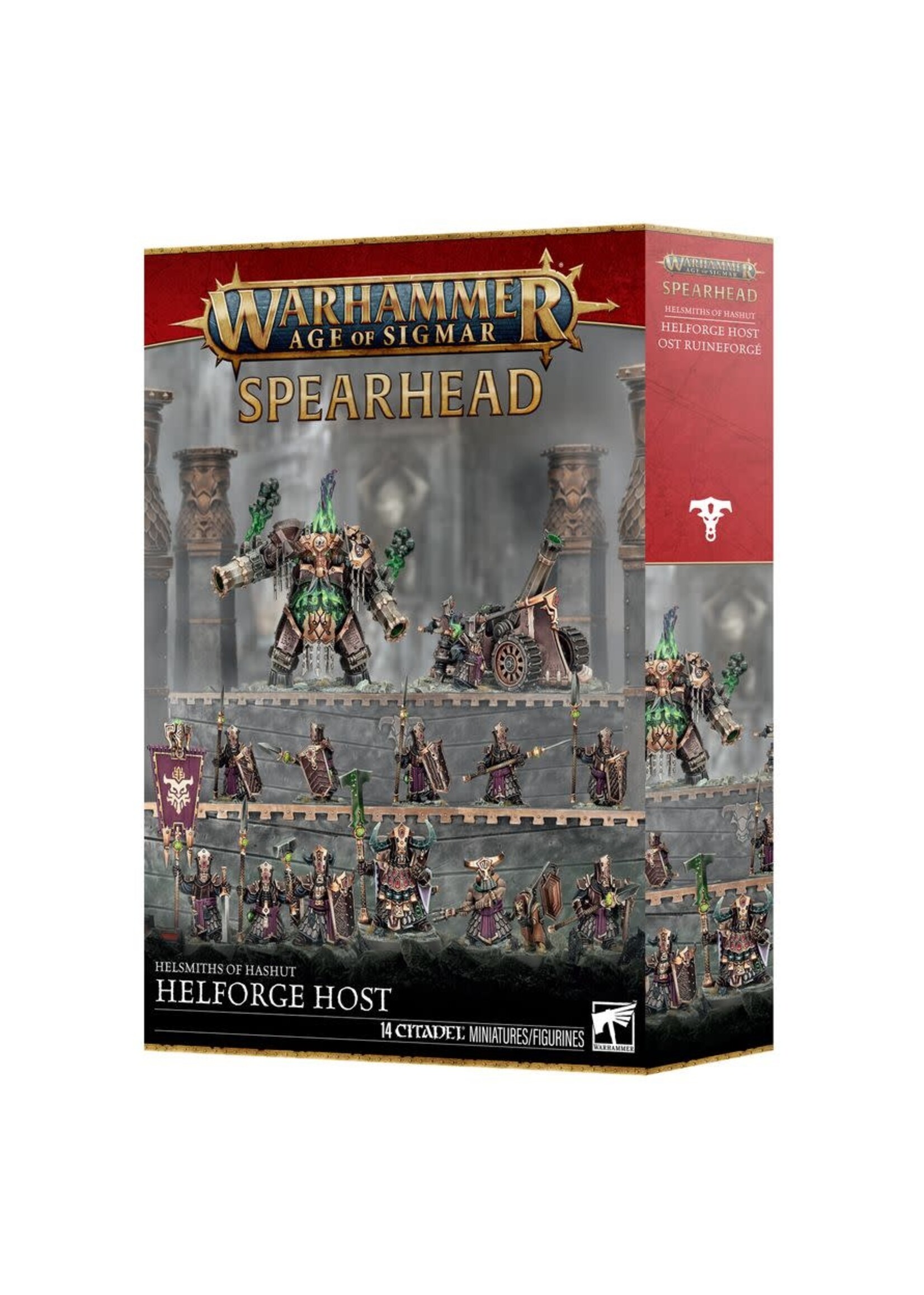 AoS Helsmiths of Hashut Helforge Host Spearhead