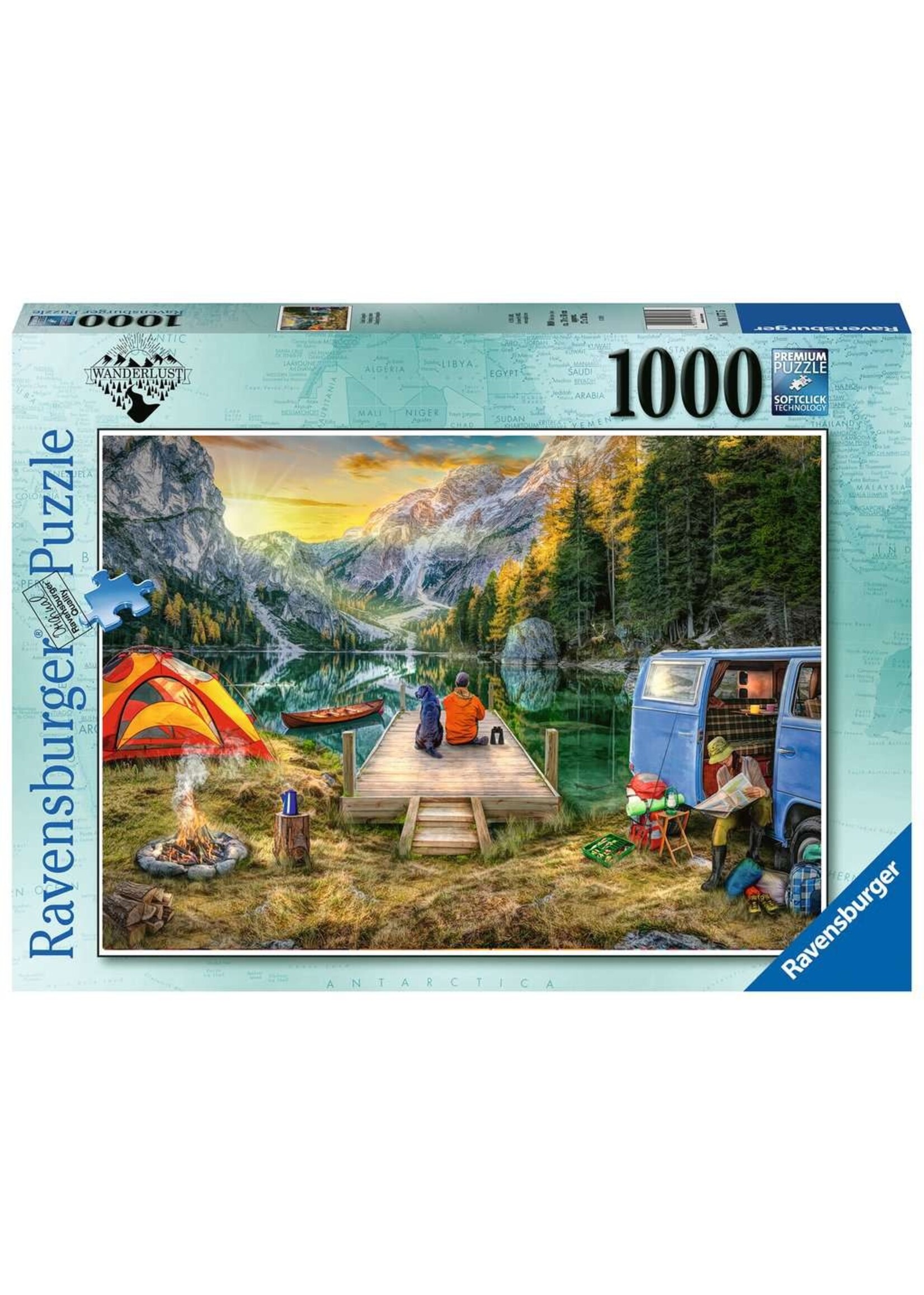 Ravensburger RAV12000076 Calm Campsite (Puzzle1000)