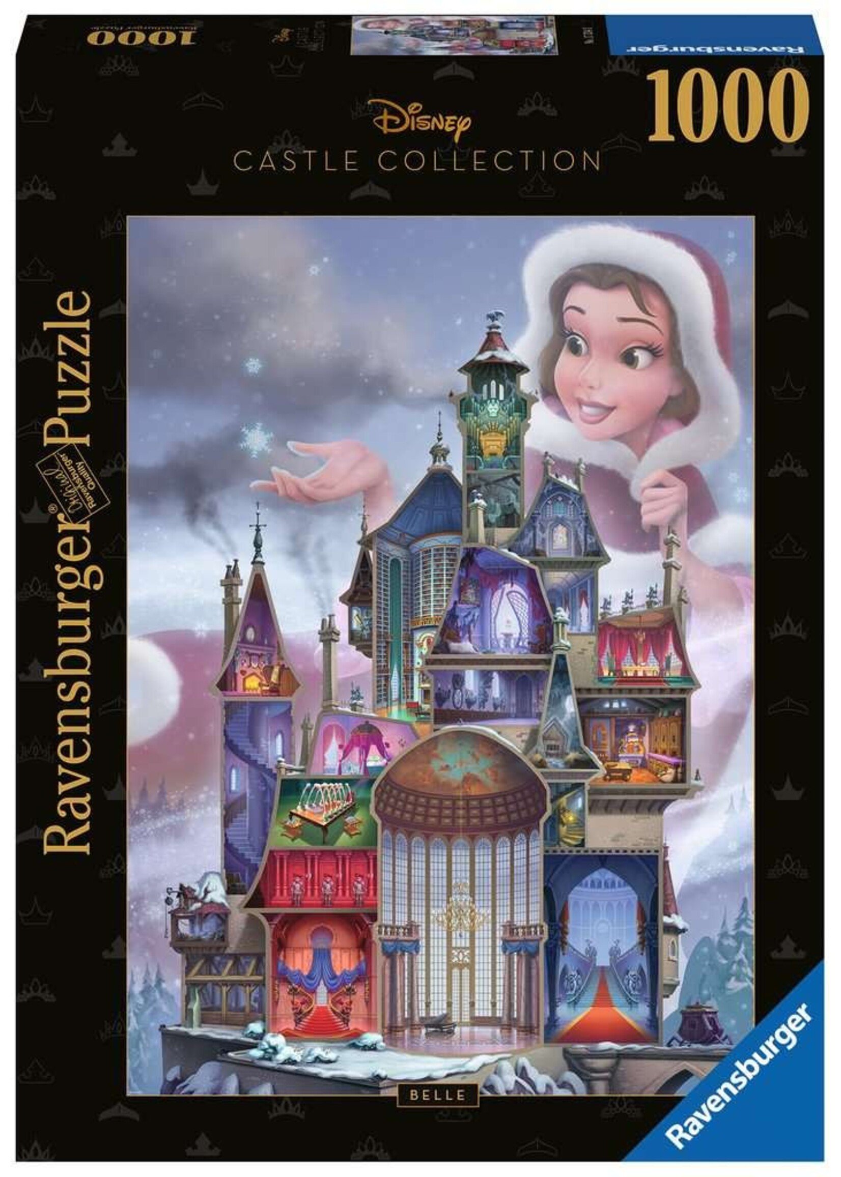 Ravensburger RAV12000262 Disney Castles Belle (Puzzle1000)