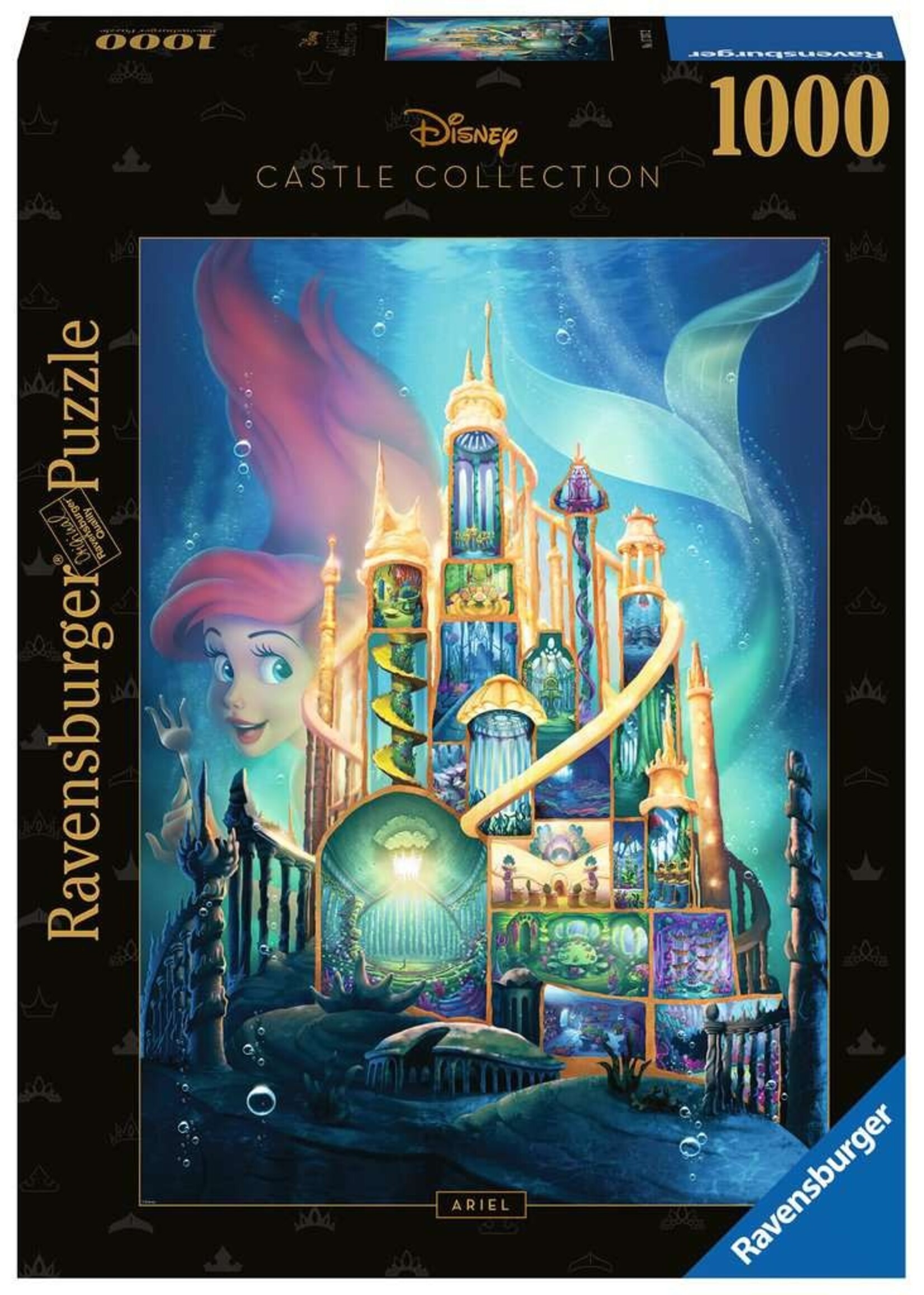 Ravensburger RAV12000265 Disney Castles Ariel (Puzzle1000)