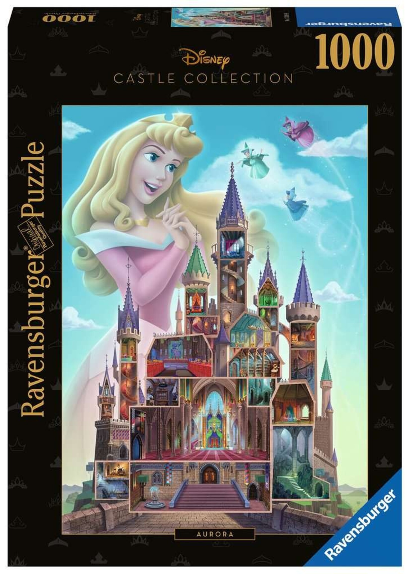 Ravensburger RAV12000266 Disney Castles Aurora (Puzzle1000)