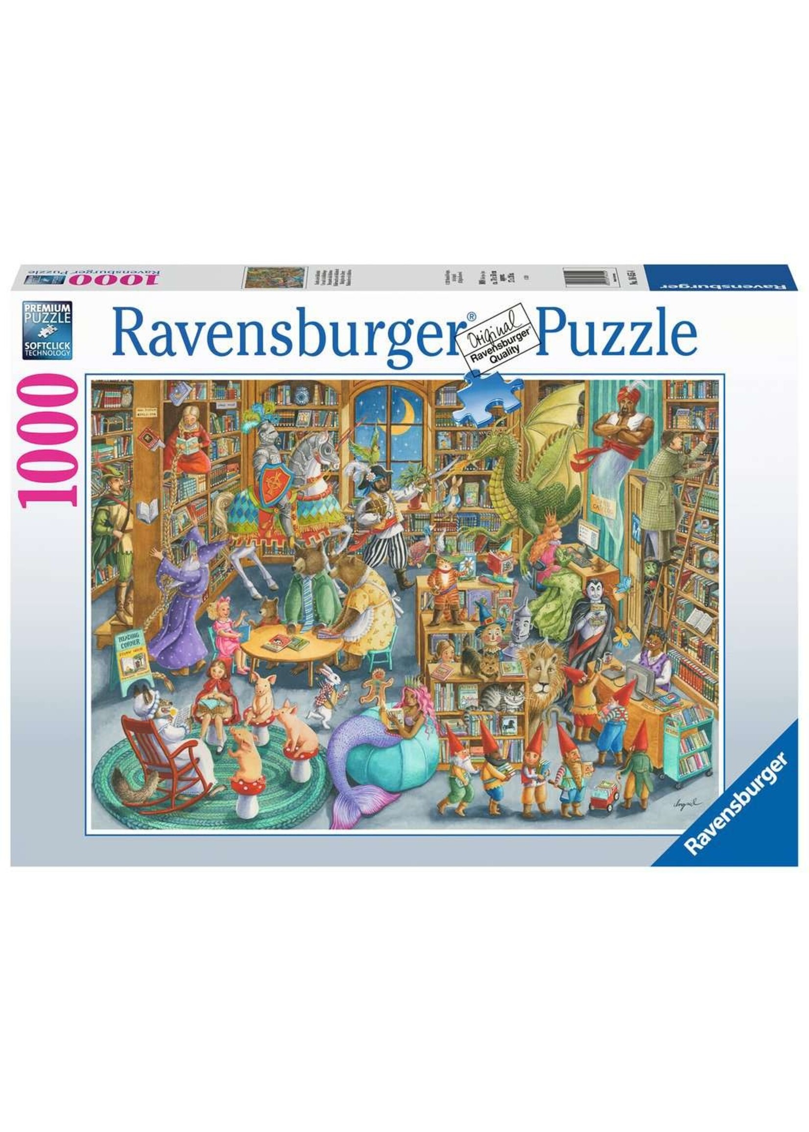 Ravensburger RAV12000489 Midnight at the Library (Puzzle1000)