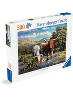 Ravensburger RAV12000826 Loving Longhorns (Puzzle500)