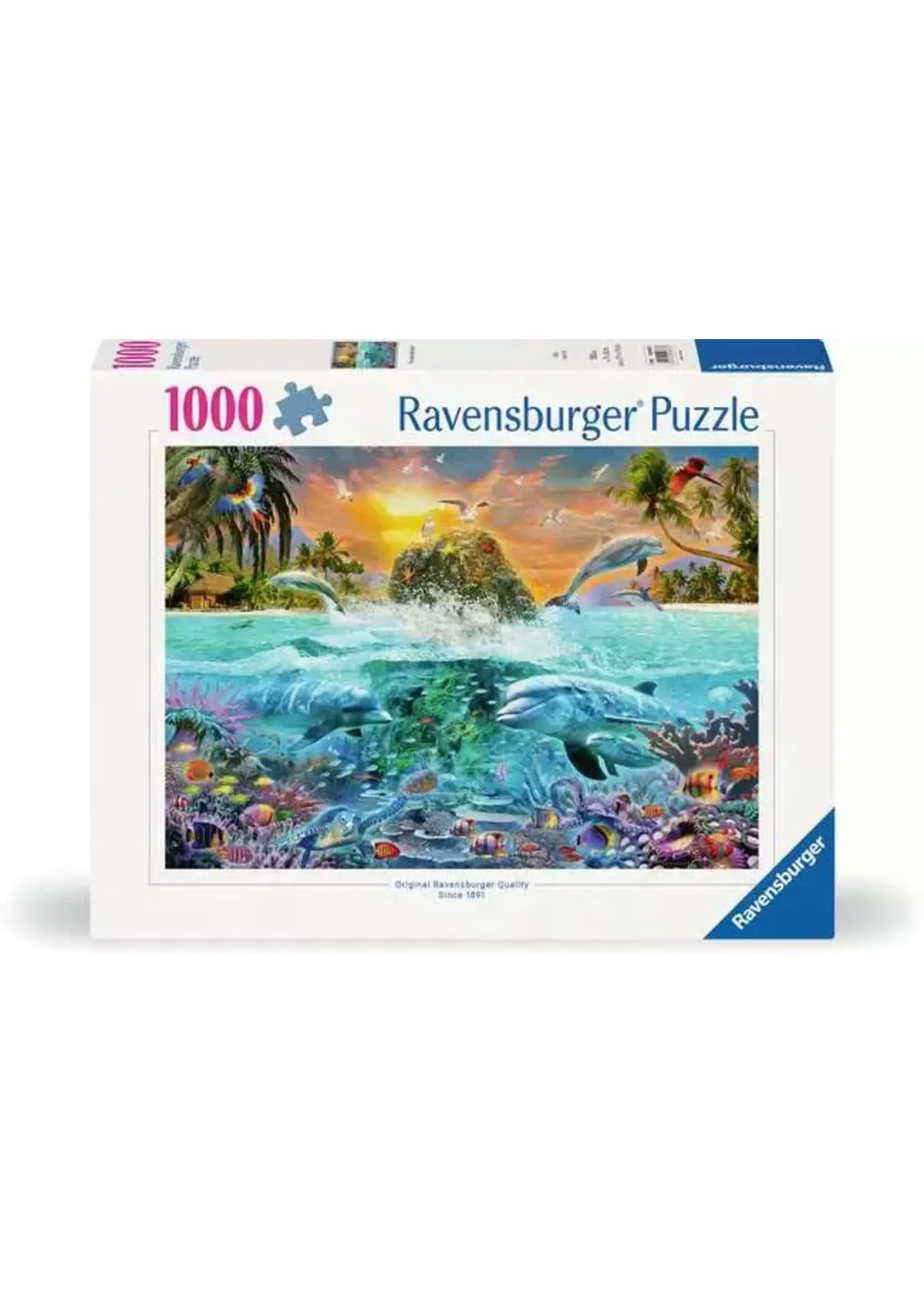 Ravensburger RAV12000887 Underwater Island (Puzzle1000)