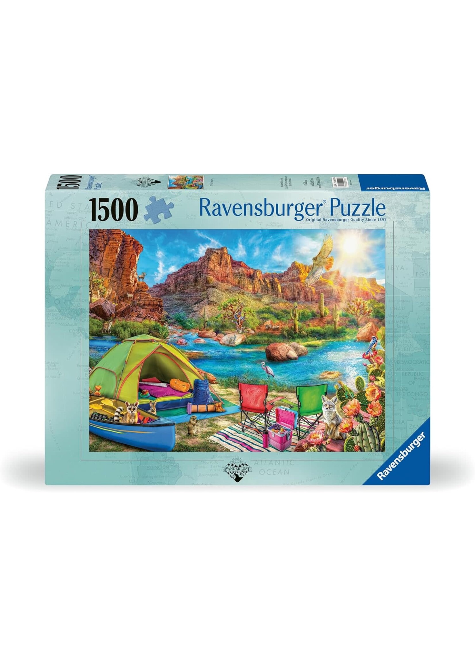 Ravensburger RAV12001007 Canyon Camping (Puzzle1500)