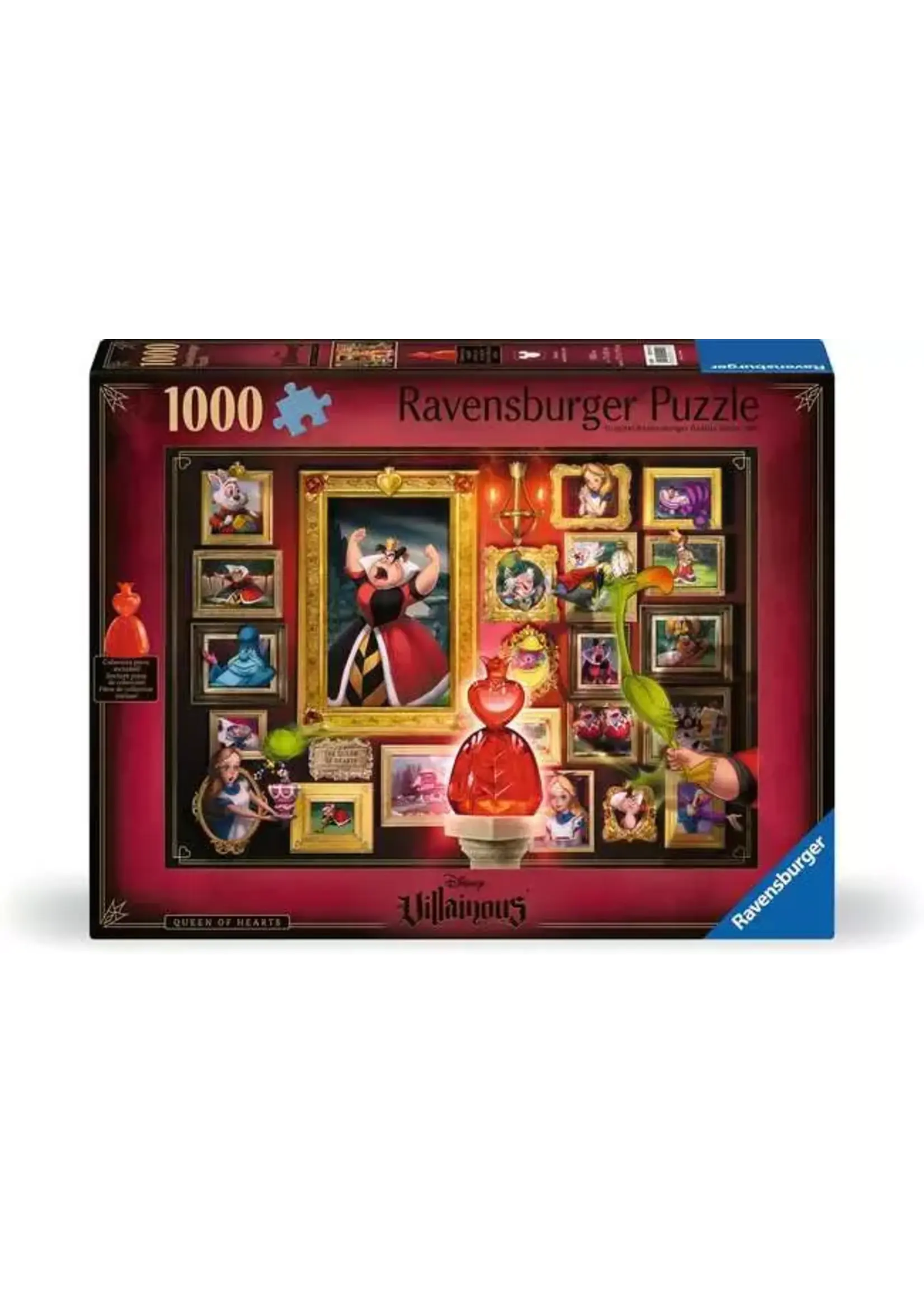 Ravensburger RAV12001111 Villainous Queen of Hearts (Puzzle1000)