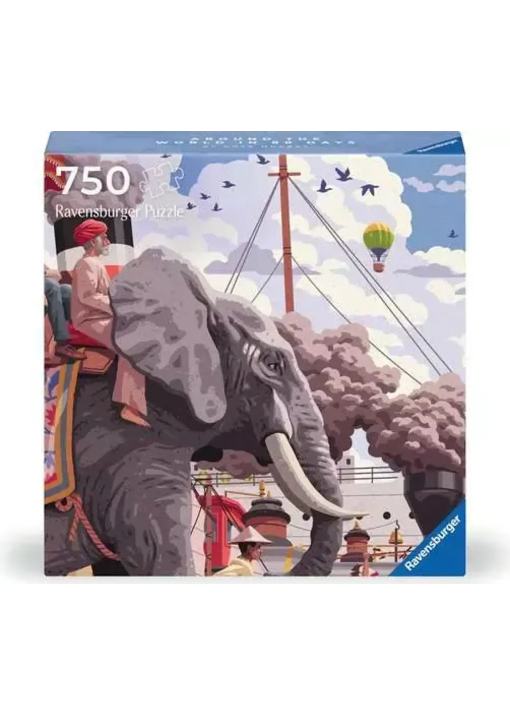 Ravensburger RAV12001201 Around the World in 80 Days (Puzzle750)