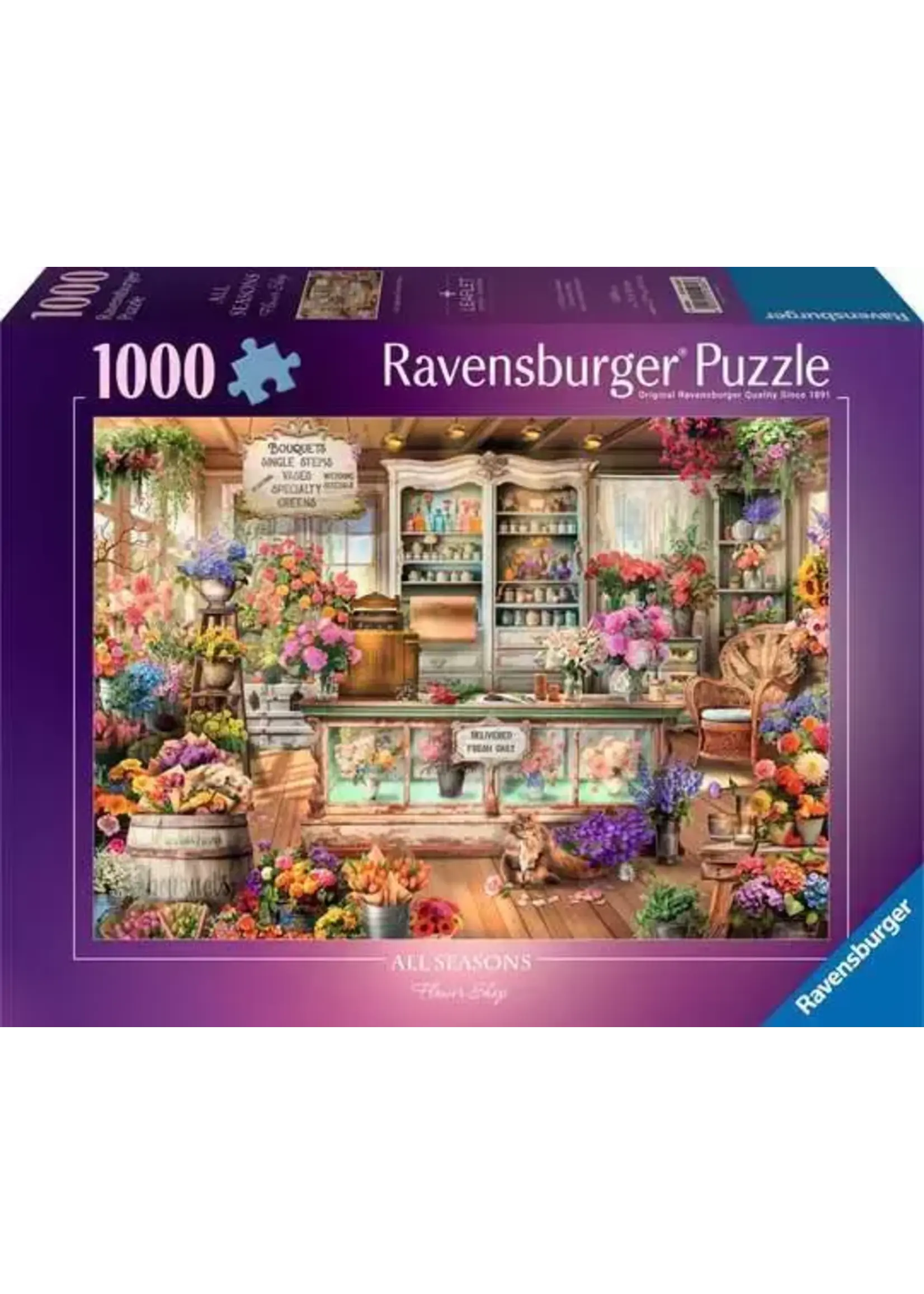 Ravensburger RAV12001262 All Seasons Flower Shop (Puzzle1000)