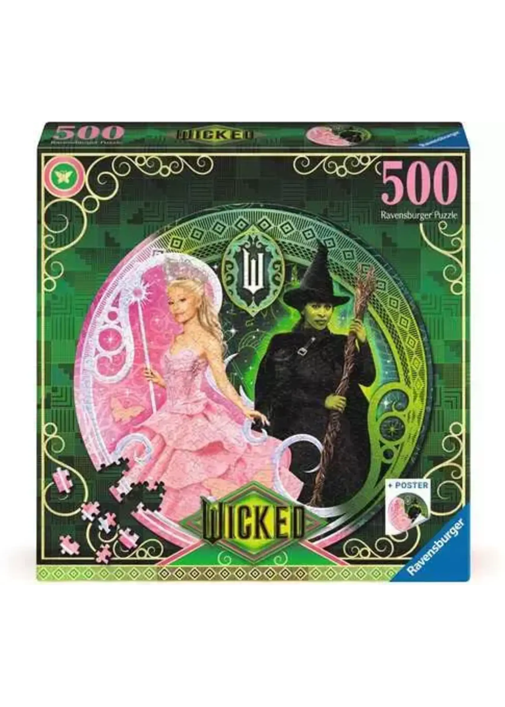 Ravensburger RAV12001276 Wicked A Story of Two Halves (Puzzle500)