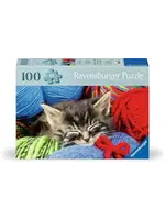 Ravensburger RAV12001363 Wool Cat (Puzzle100)