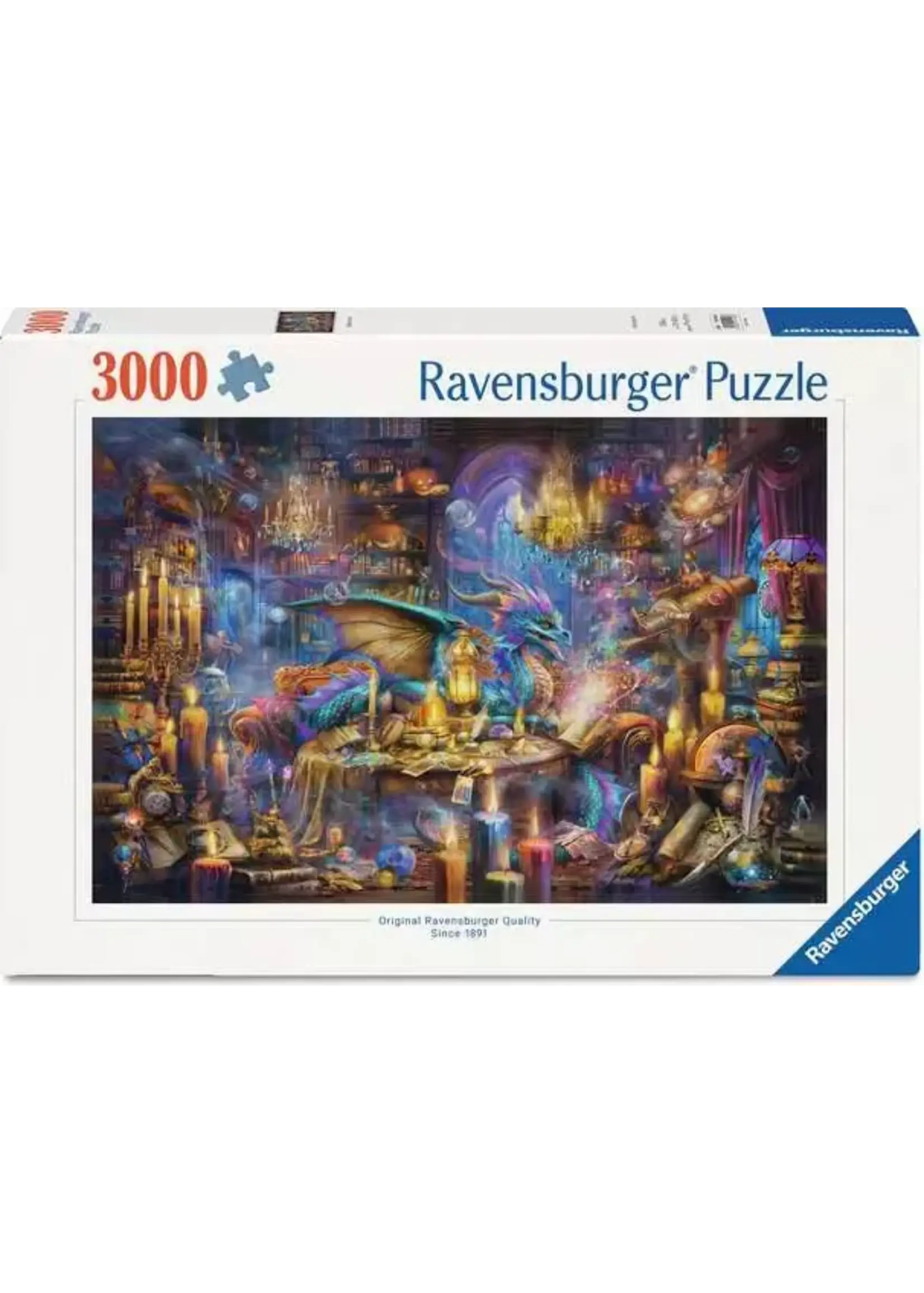 Ravensburger RAV12001418 Dragons Library (Puzzle3000)