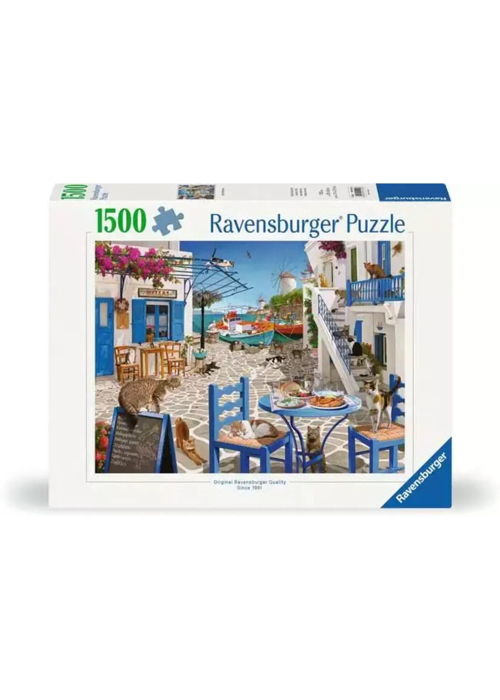 Ravensburger RAV12001450 Cats of Mykonos (Puzzle1500)