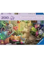 Ravensburger RAV12001735 Cheeky Cats (Puzzle200)