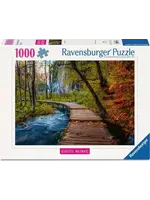 Ravensburger RAV12001764 Autumnal Wooden Trail Forest Path (Puzzle1000)