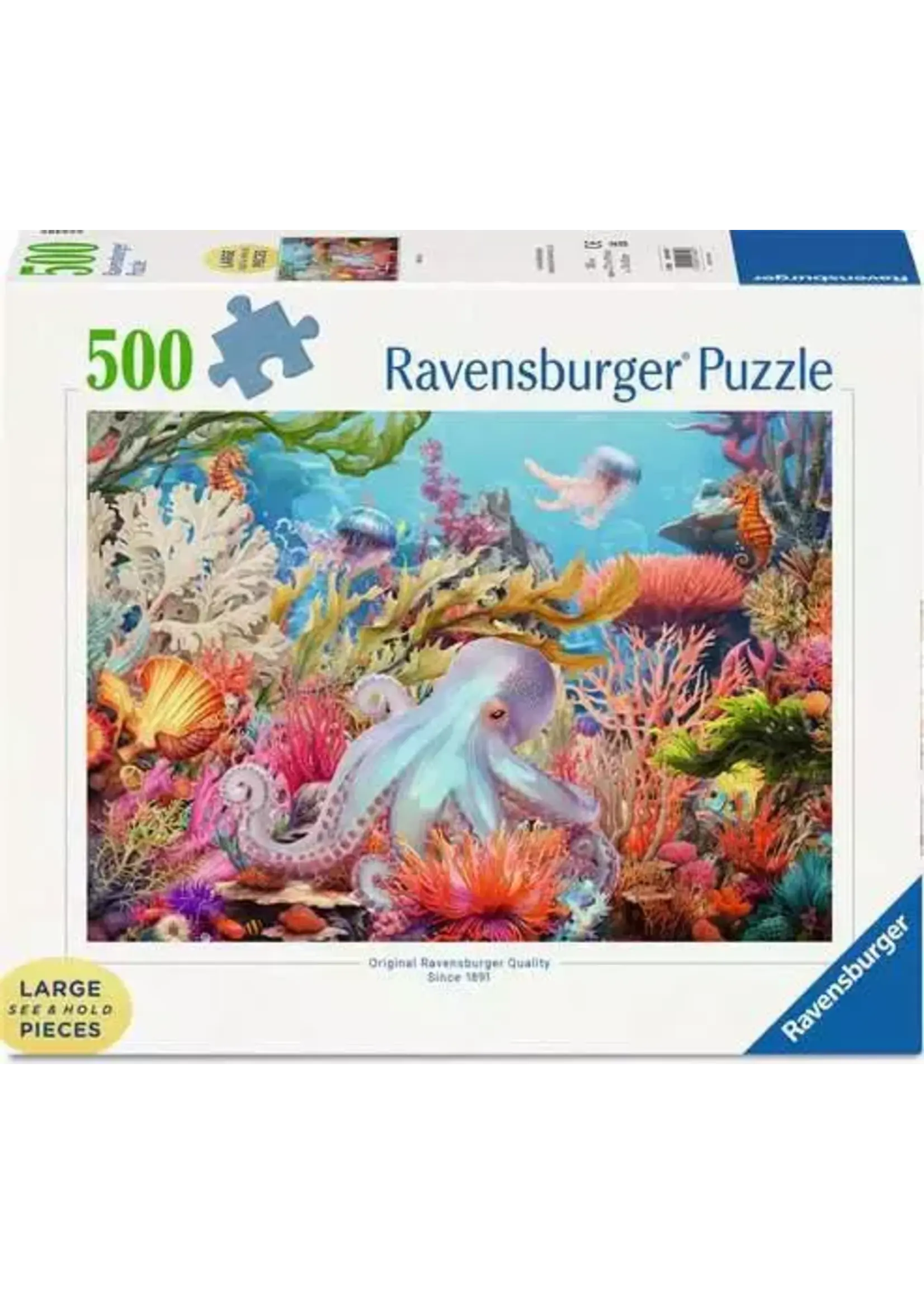 Ravensburger RAV12001840 Reef Life (Puzzle500)