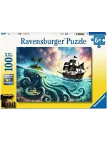 Ravensburger RAV12004263 Octopus Treasure (Puzzle100)