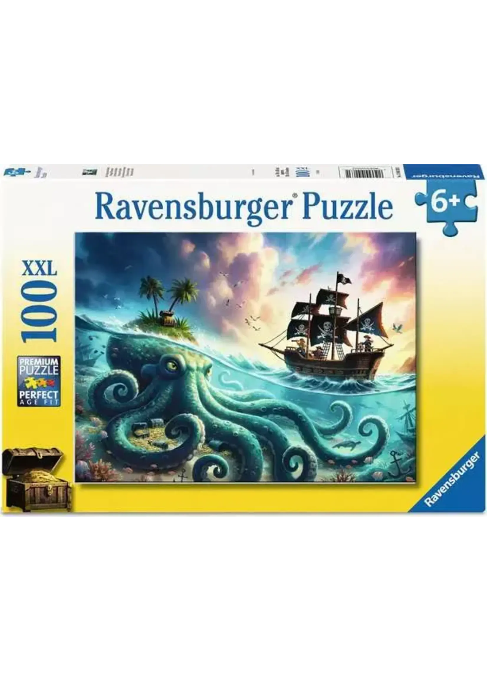 Ravensburger RAV12004263 Octopus Treasure (Puzzle100)