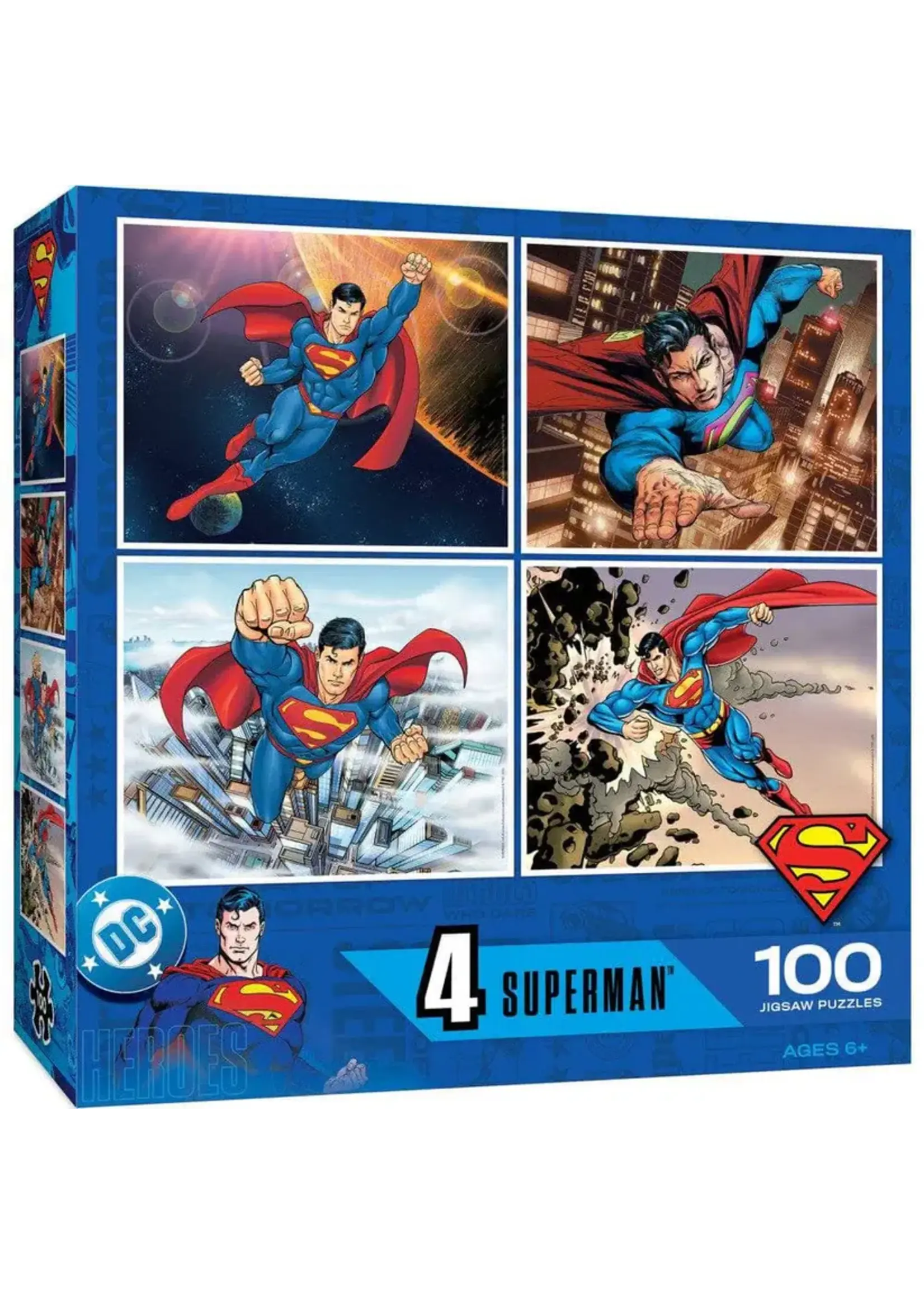 MasterPieces MPP12553 Superman (Puzzle4x100)