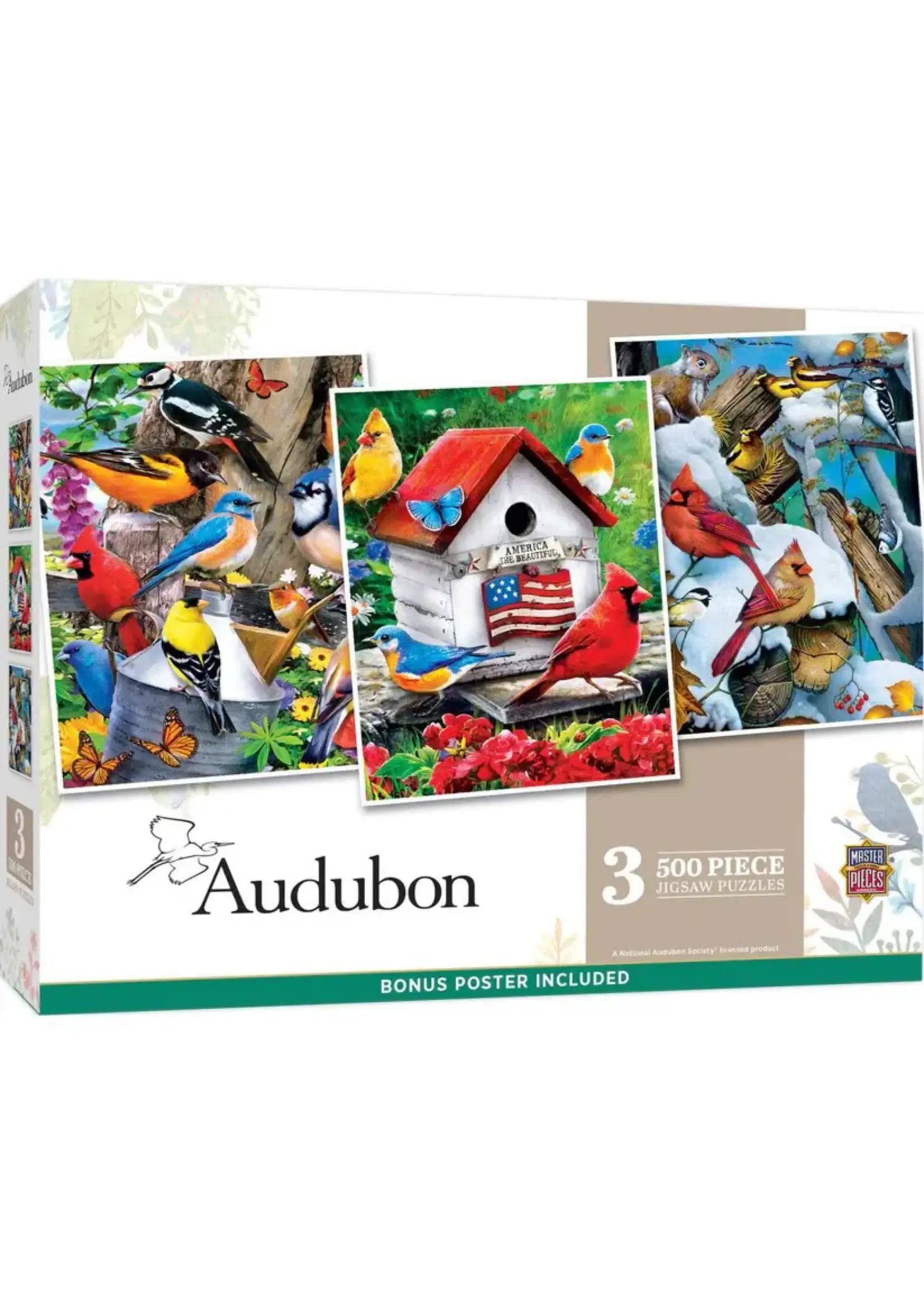 MasterPieces MPP32584 Audubon (Puzzle3x500)