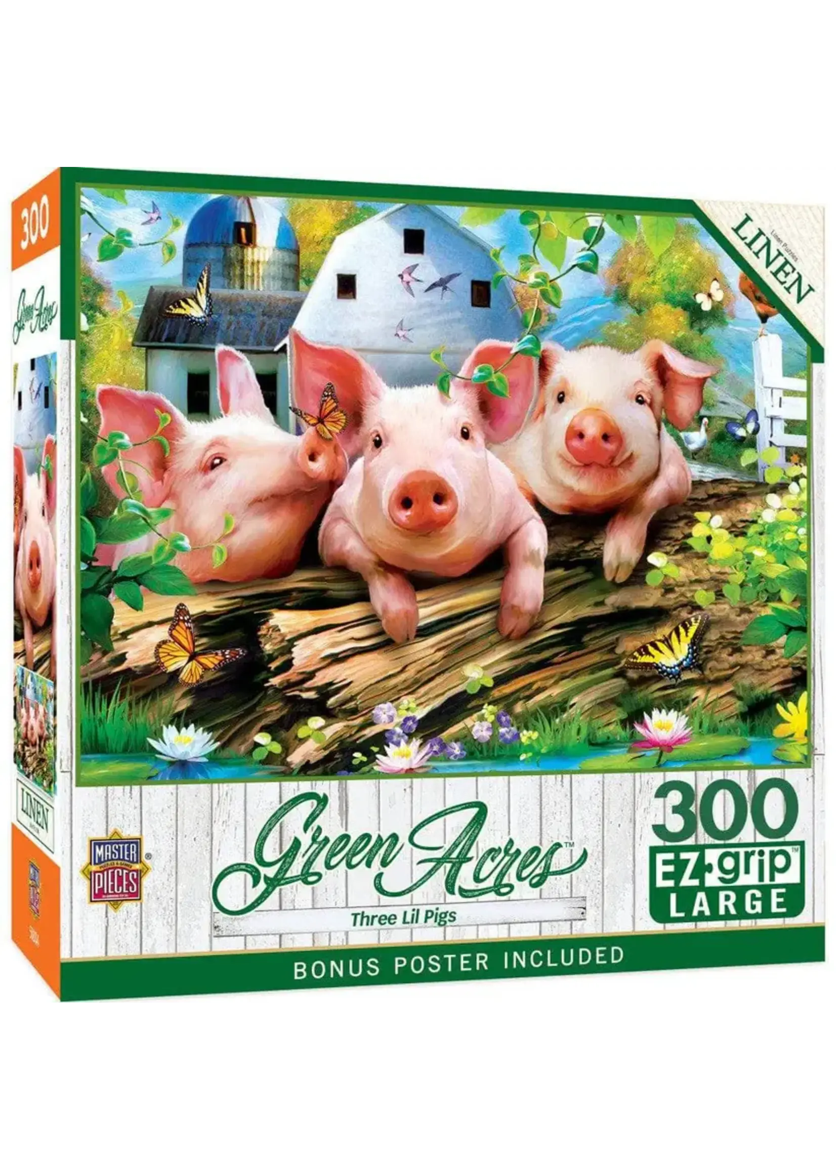 MasterPieces MPP31817 Three Lil Pigs (Puzzle300)