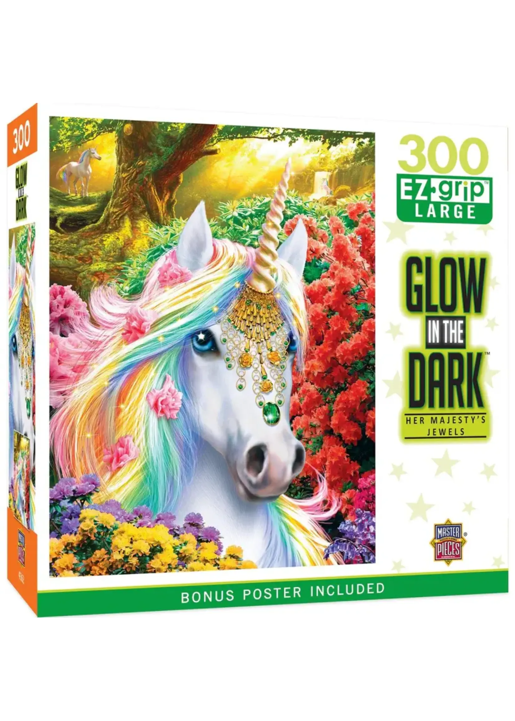 MasterPieces MPP32023 Her Majestys Jewels Glow in the Dark (Puzzle300)