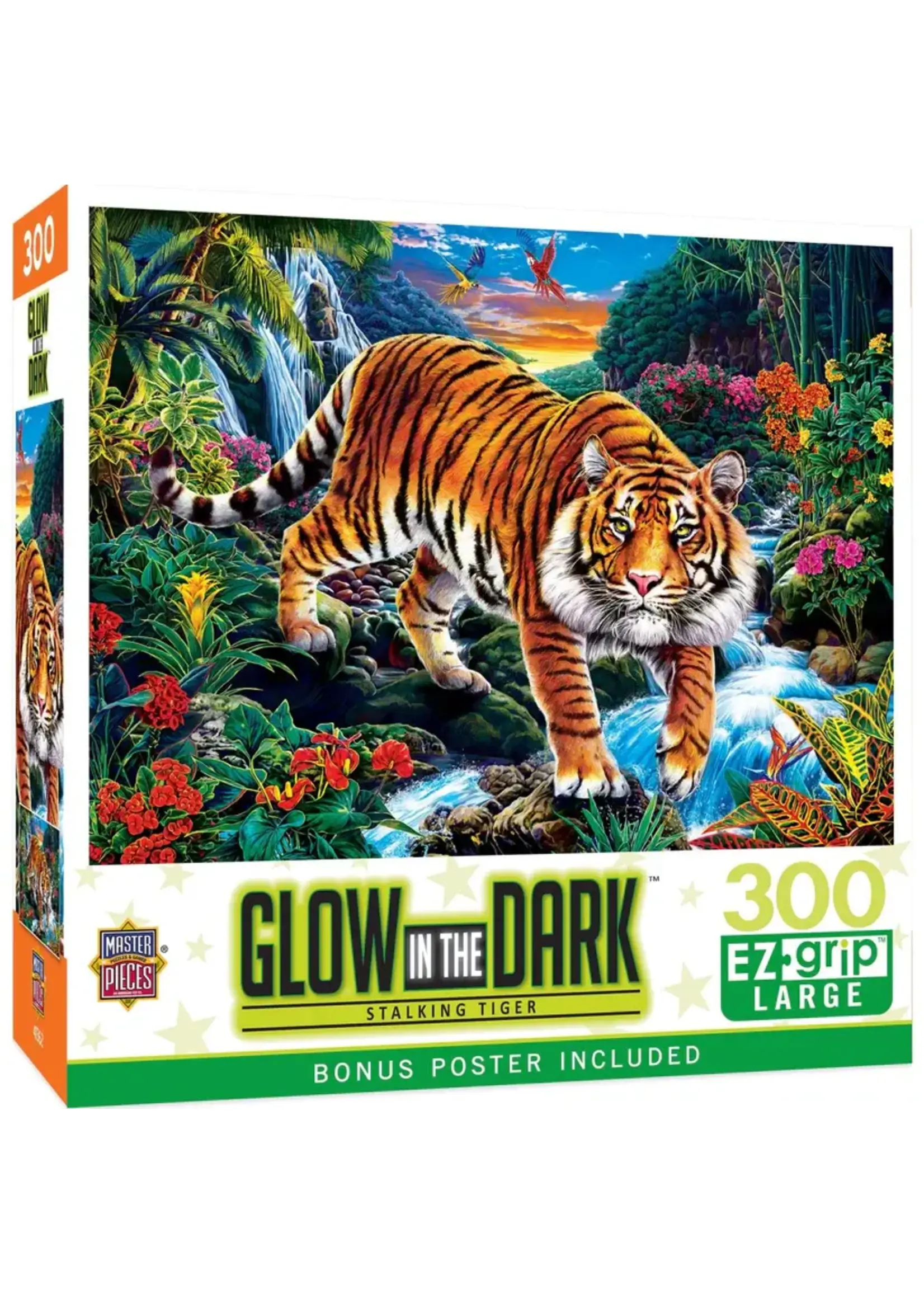 MasterPieces MPP32231 Stalking Tiger Glow in the Dark (Puzzle300)