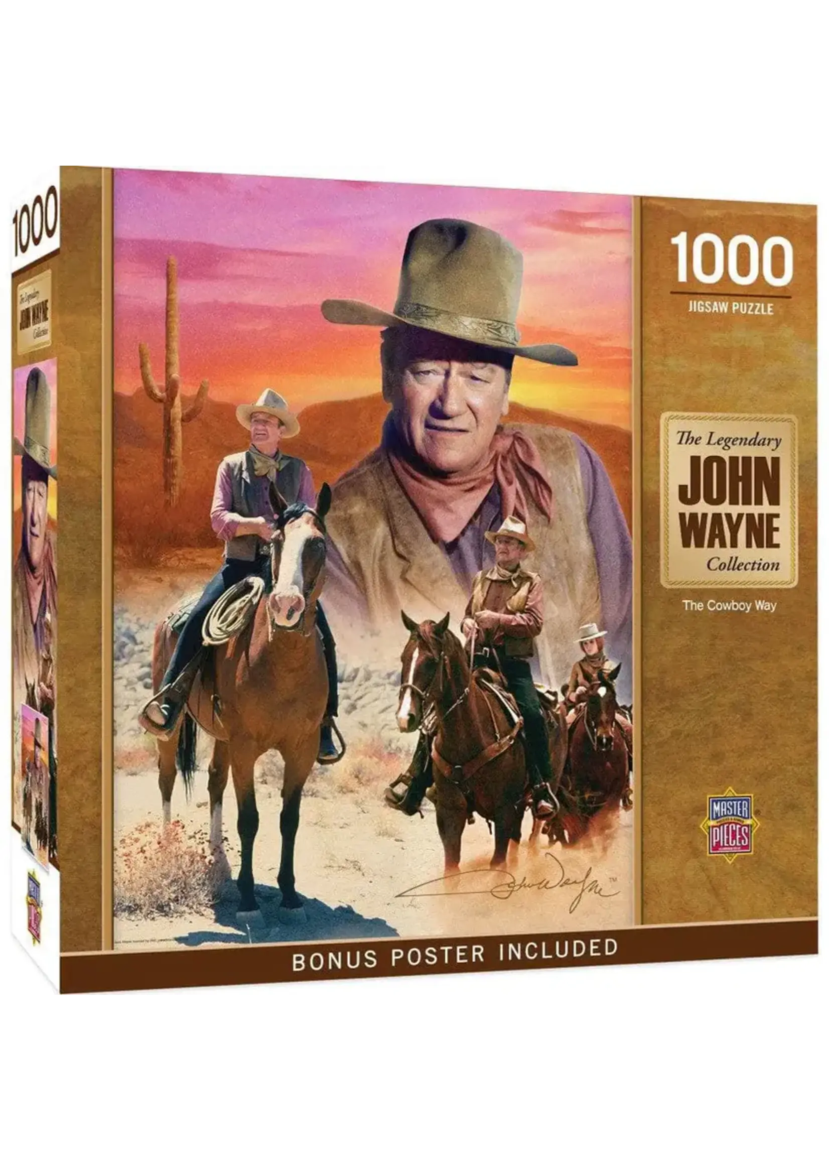 MasterPieces MPP71239 John Wayne The Cowboy Way (Puzzle1000)