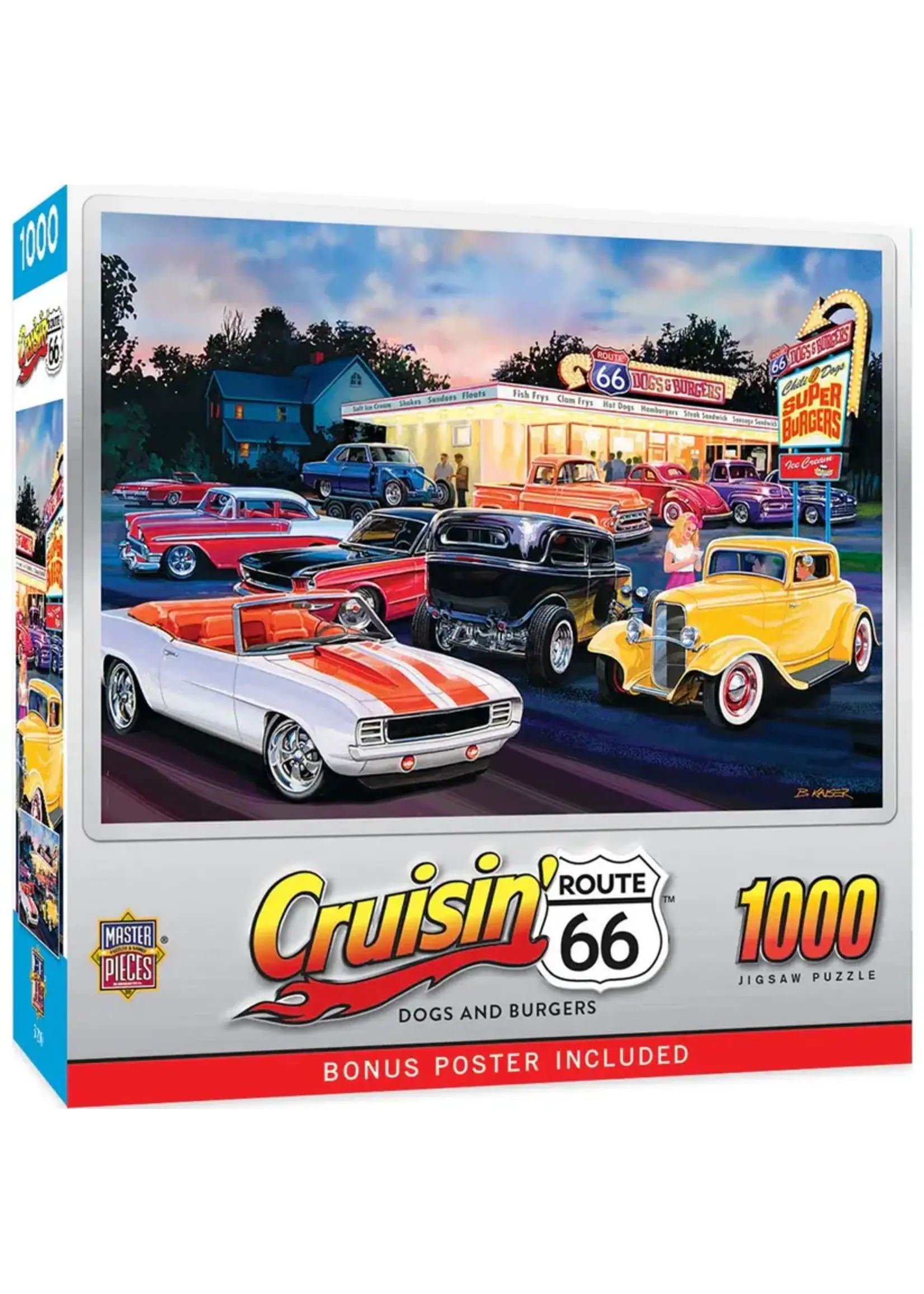 MasterPieces MPP71765 Dogs & Burgers (Puzzle1000)