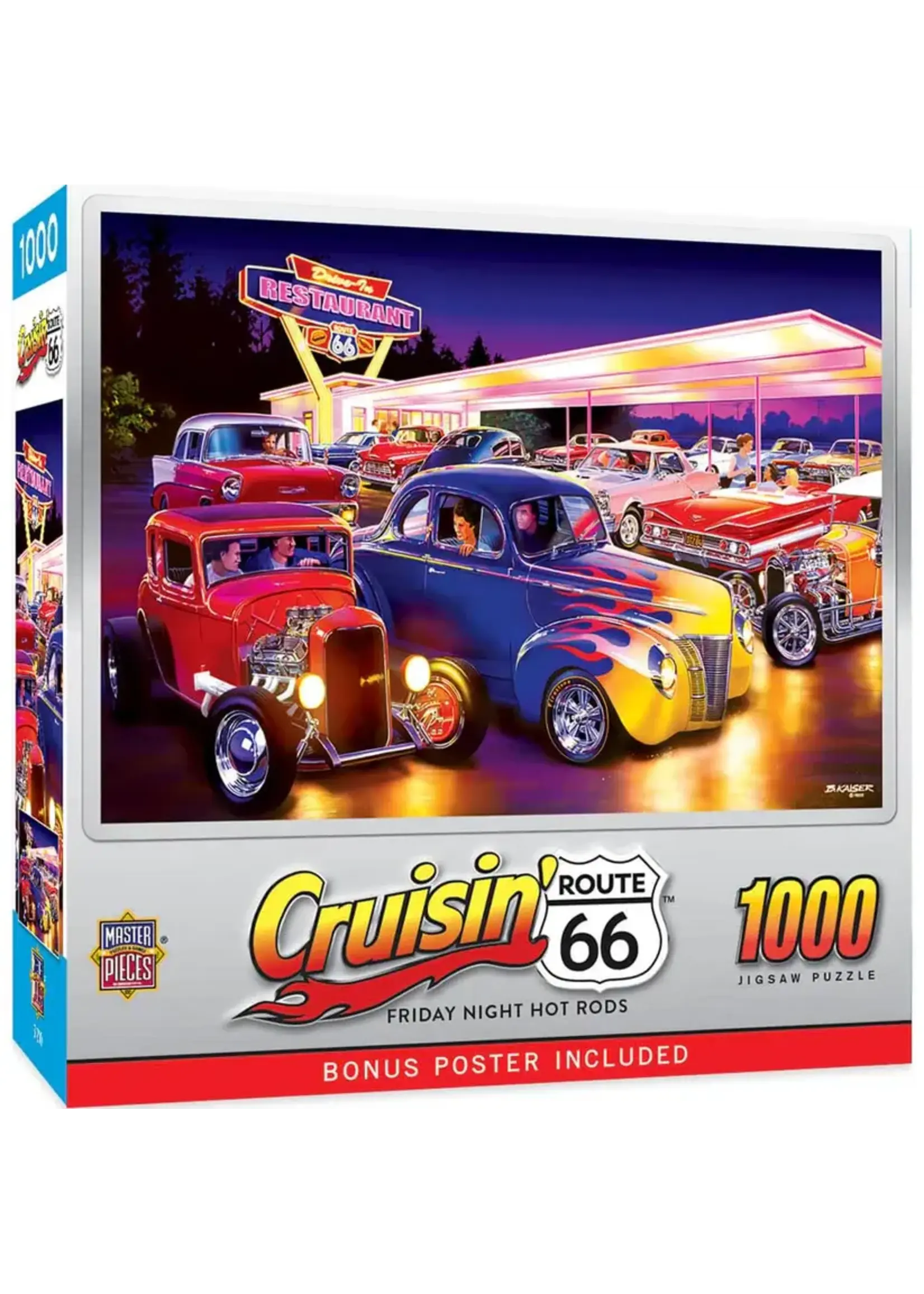 MasterPieces MPP71951 Friday Night Hot Rods (Puzzle1000)
