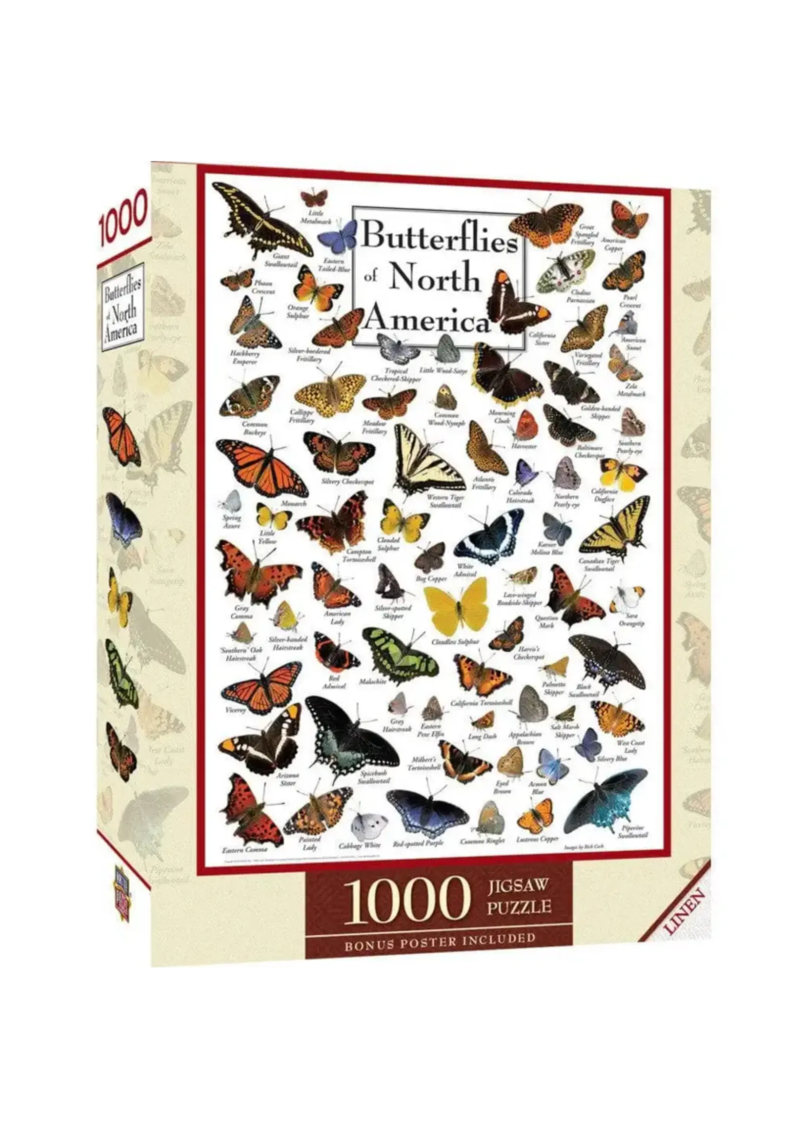 MasterPieces MPP71971 Butterflies of North America (Puzzle1000)