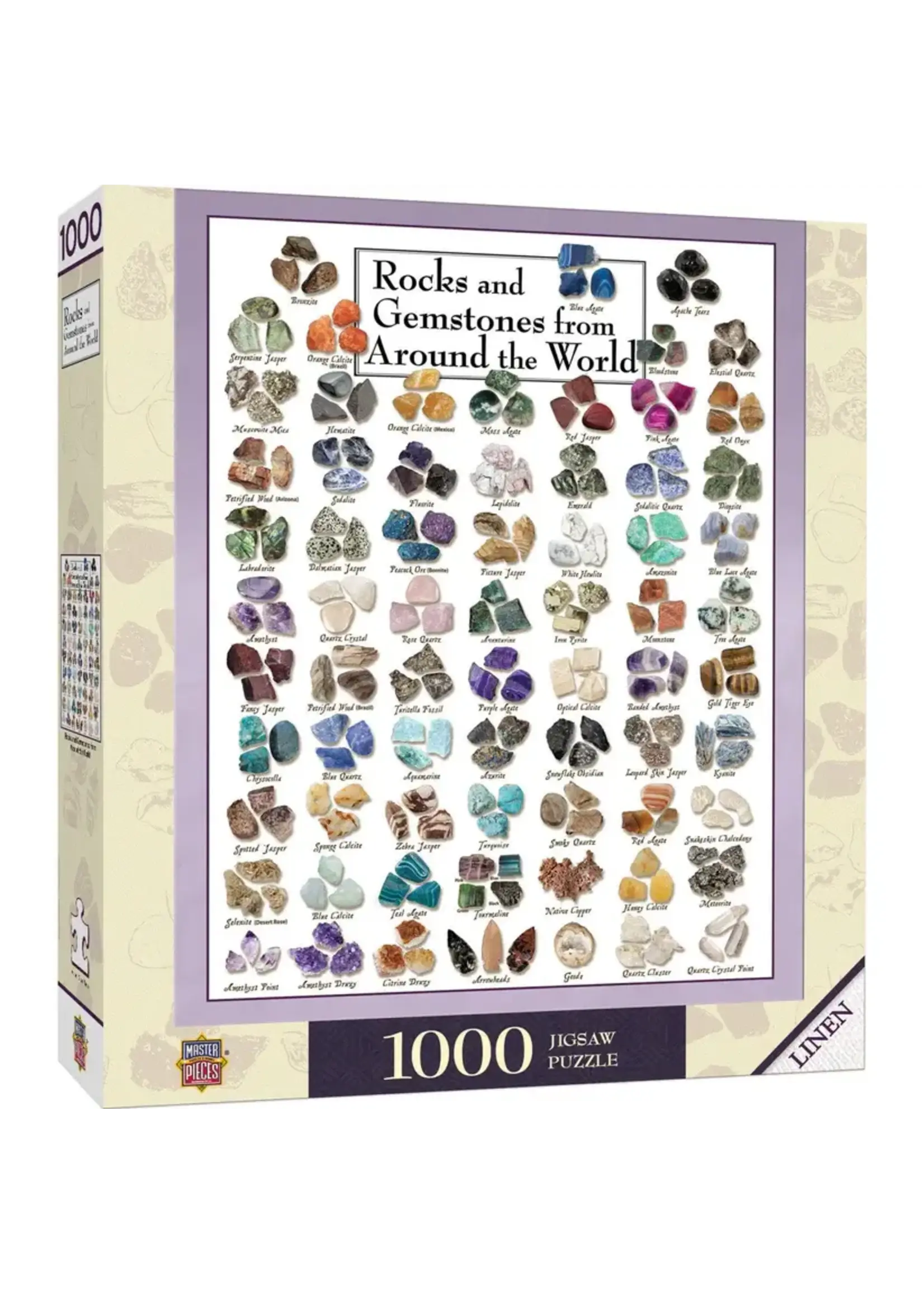 MasterPieces MPP71981 Rocks and Gemstones from Around the World (Puzzle1000)