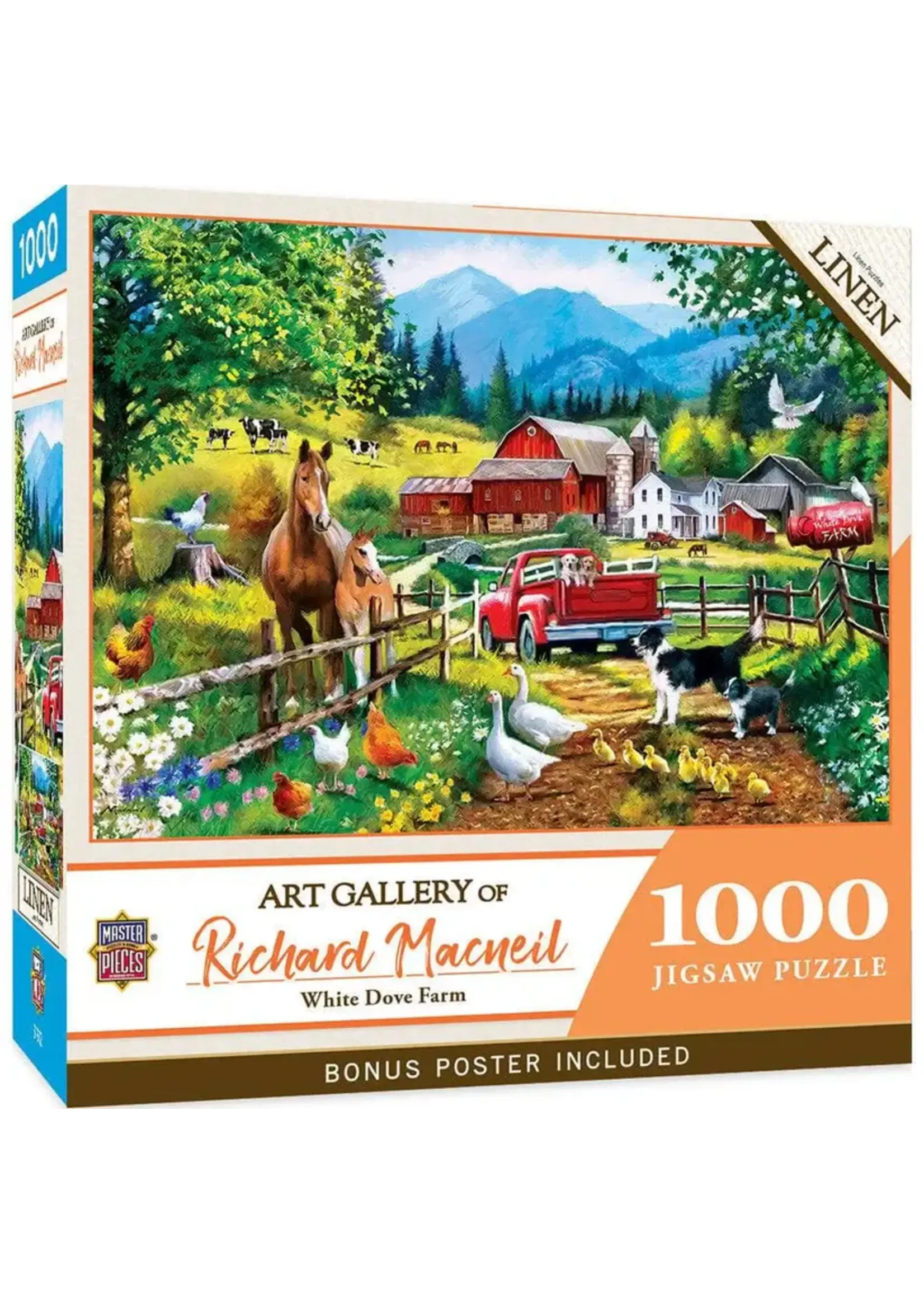 MasterPieces MPP72163 White Dove Farm (Puzzle1000)