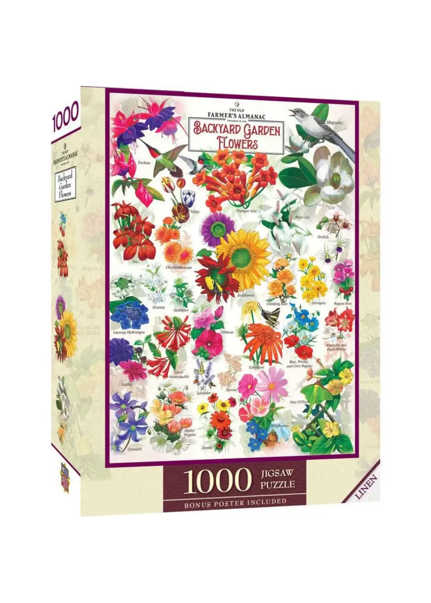 MasterPieces MPP72195 Backyard Garden Flowers (Puzzle1000)