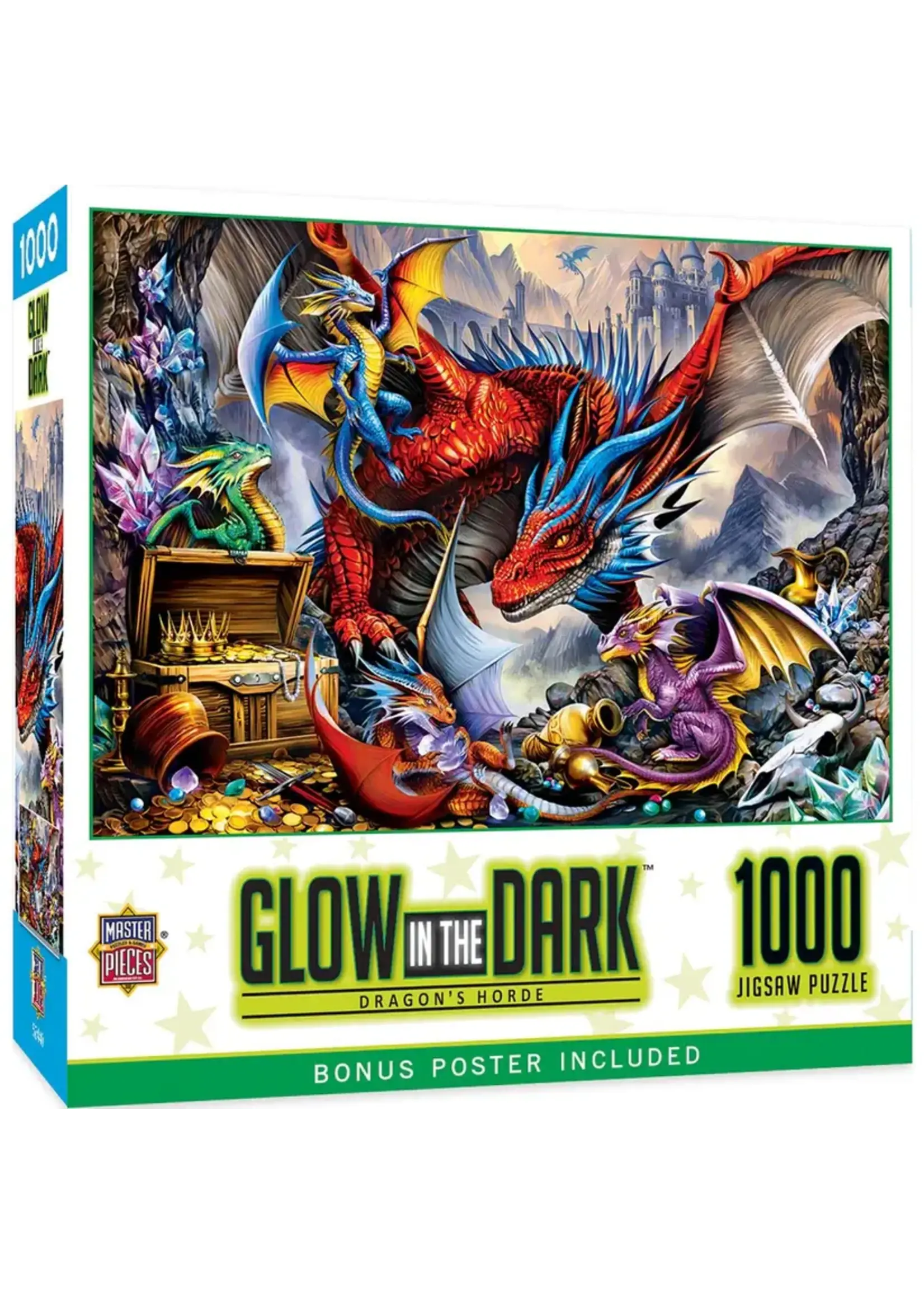 MasterPieces MPP72419 Dragons Hoard Glow in the Dark (Puzzle1000)